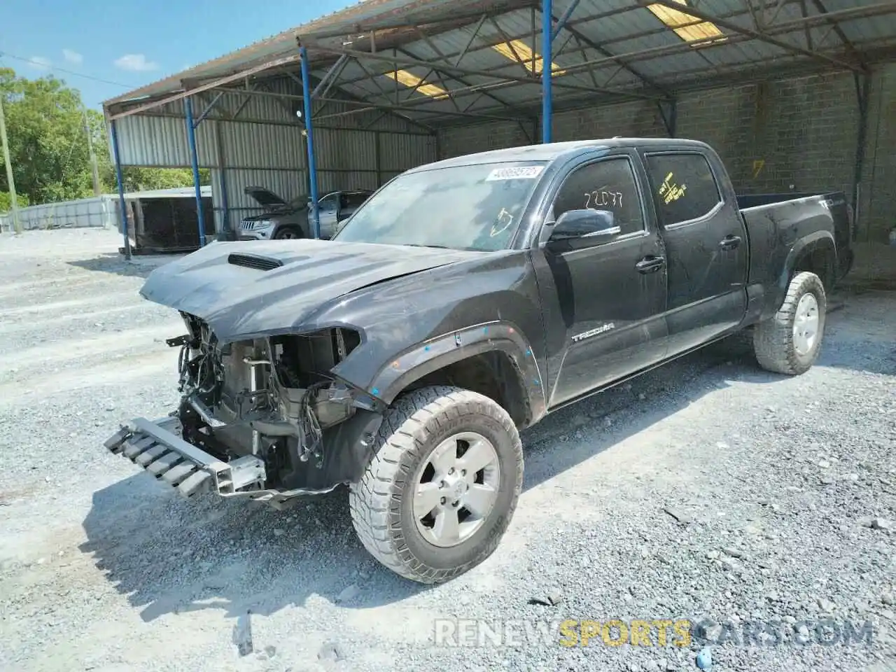 2 Photograph of a damaged car 3TYBZ5DN5MT000956 TOYOTA TACOMA 2021