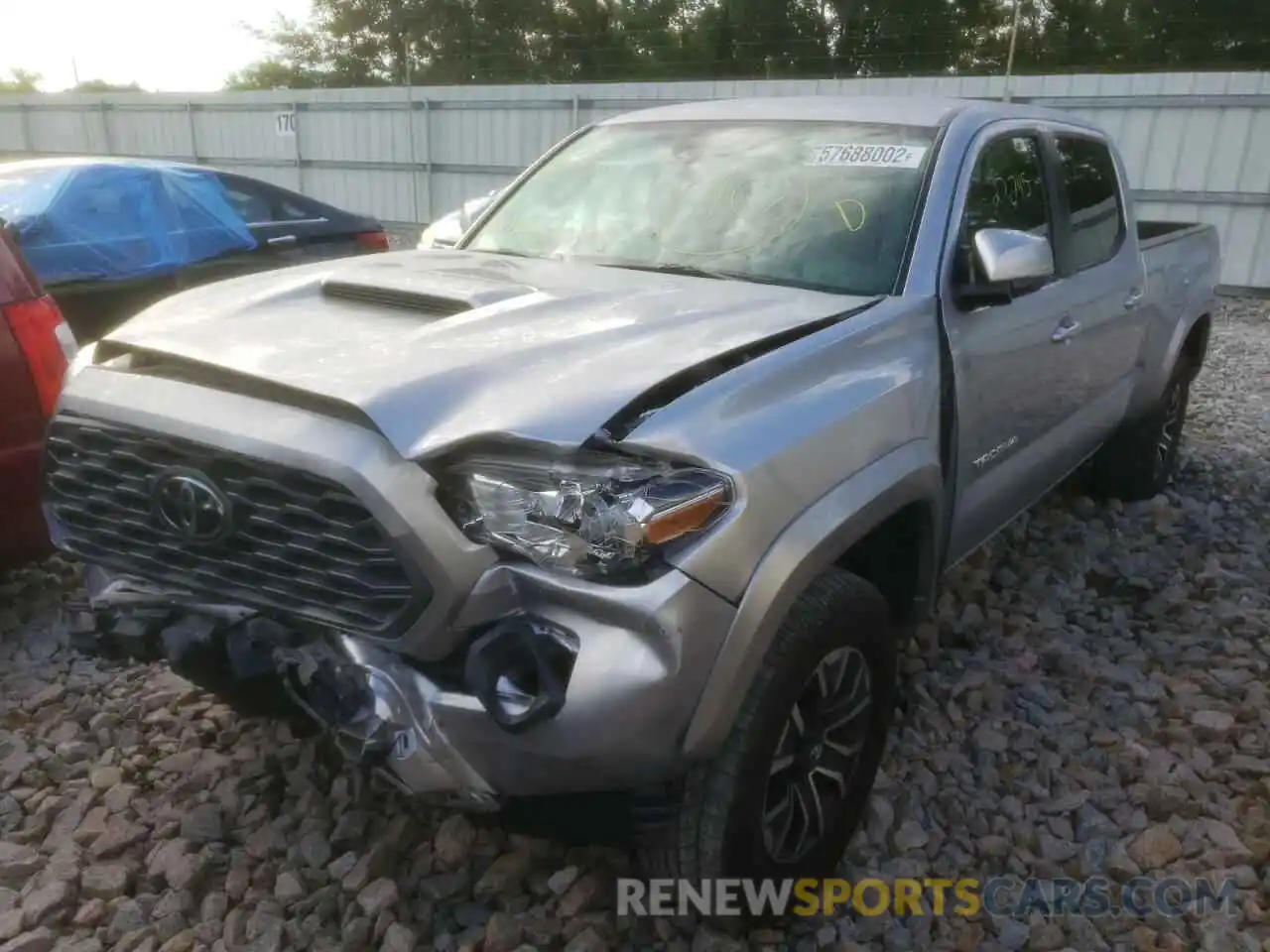 2 Photograph of a damaged car 3TYBZ5DN8MT000465 TOYOTA TACOMA 2021