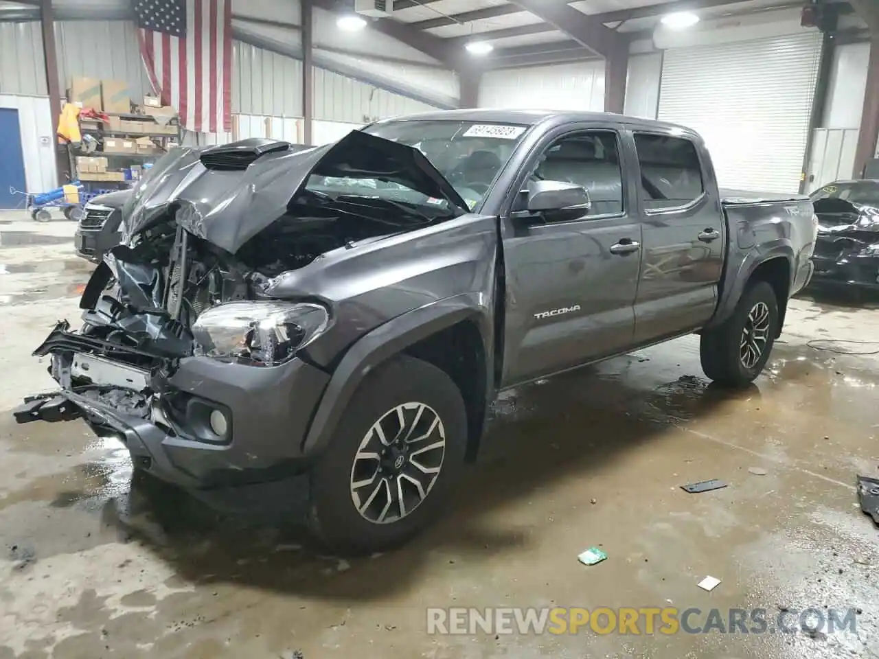 1 Photograph of a damaged car 3TYCZ5AN0MT012571 TOYOTA TACOMA 2021