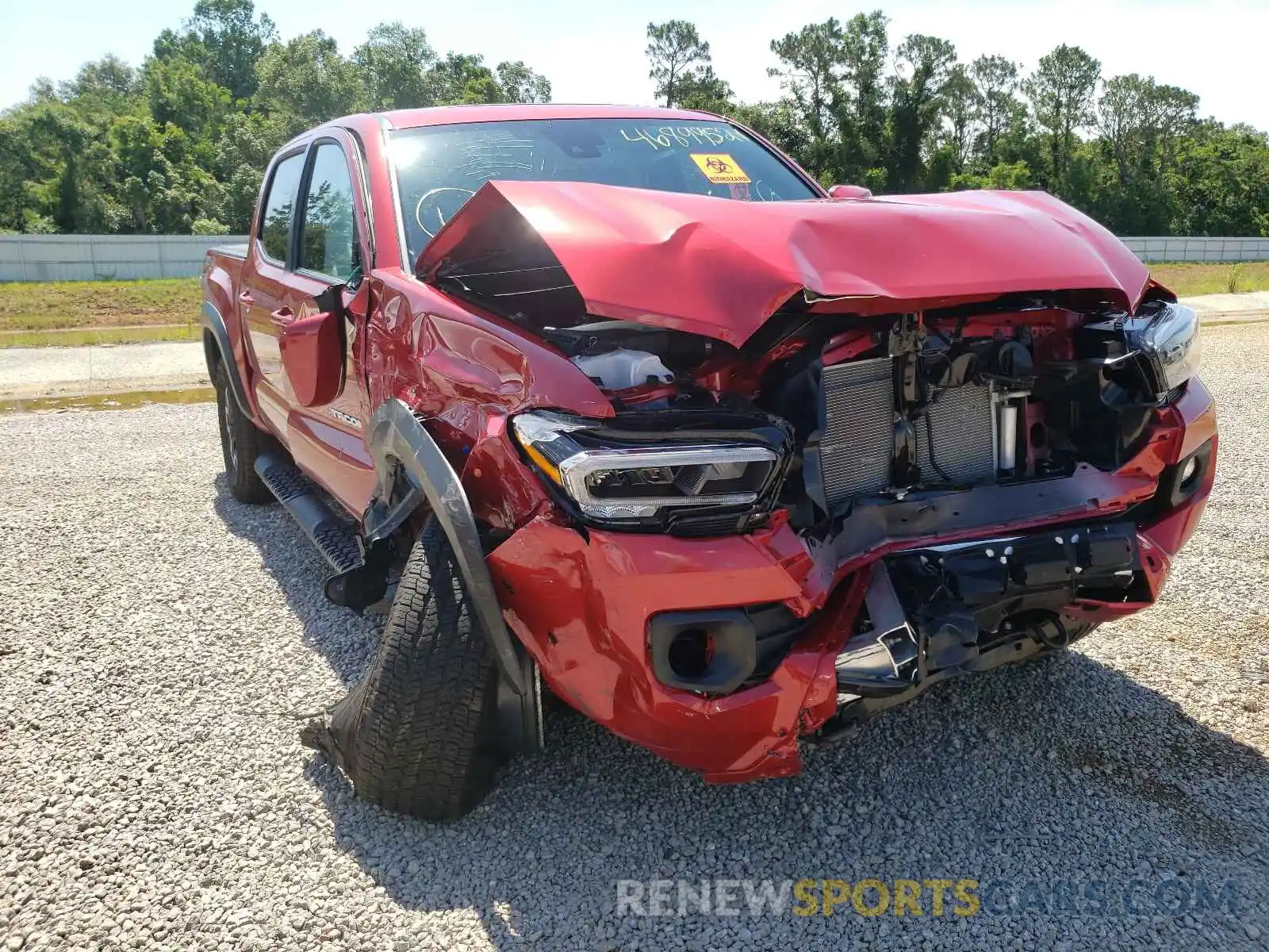 1 Photograph of a damaged car 3TYCZ5AN0MT012974 TOYOTA TACOMA 2021