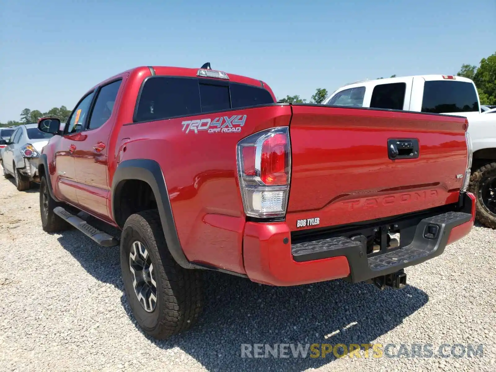 3 Photograph of a damaged car 3TYCZ5AN0MT012974 TOYOTA TACOMA 2021