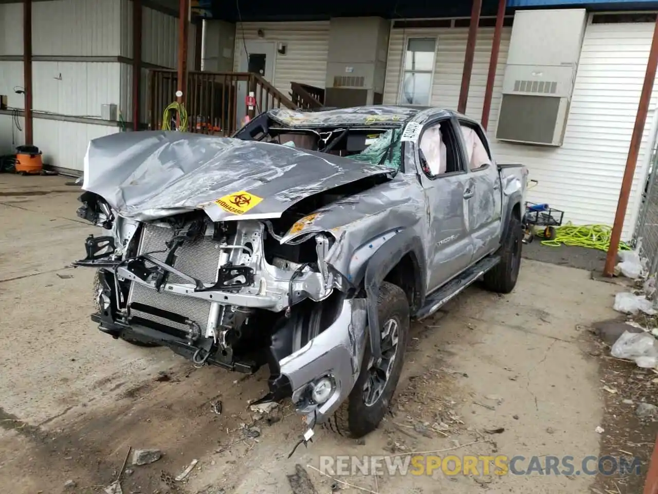 2 Photograph of a damaged car 3TYCZ5AN0MT016040 TOYOTA TACOMA 2021