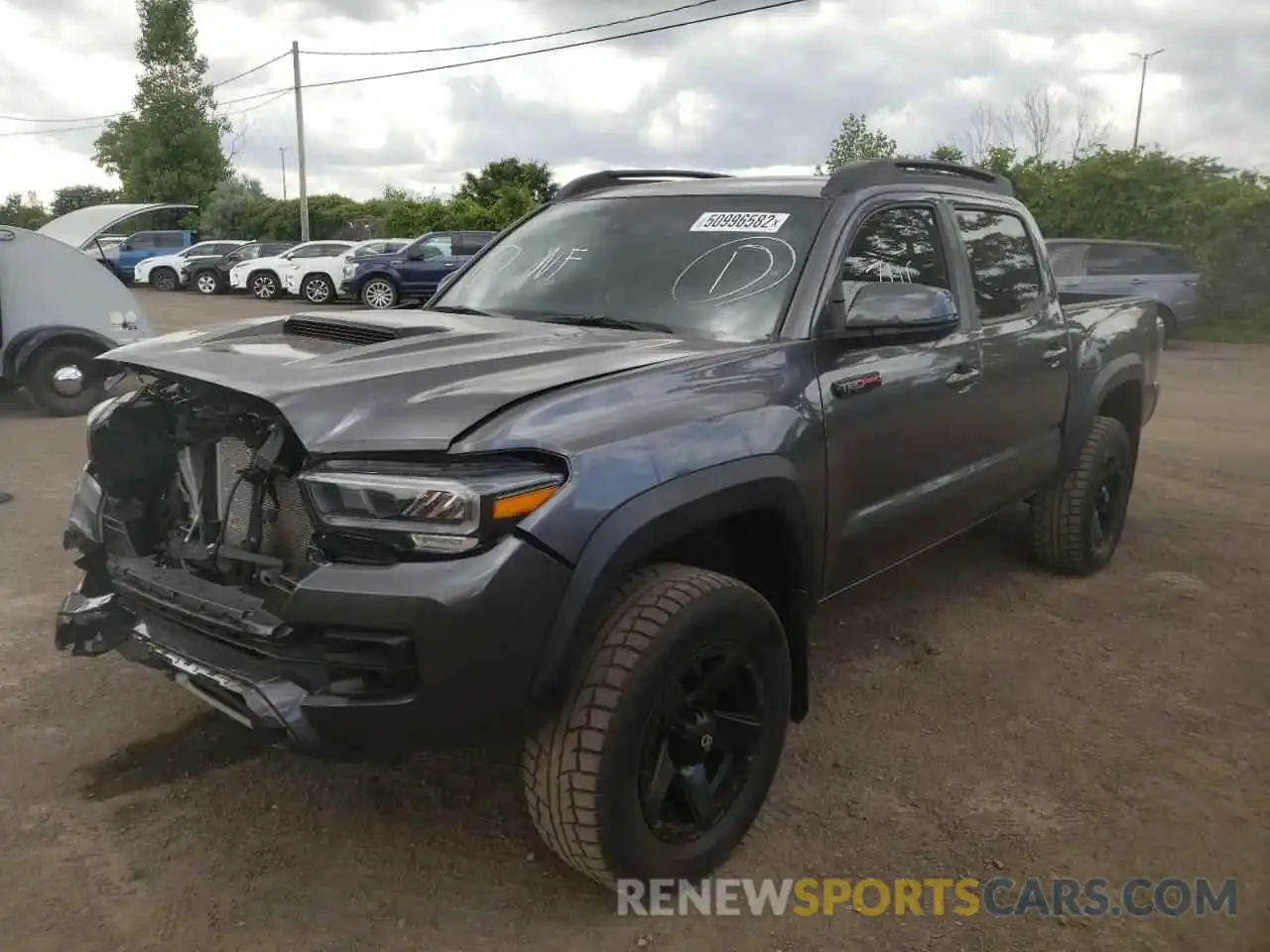 2 Photograph of a damaged car 3TYCZ5AN0MT020783 TOYOTA TACOMA 2021