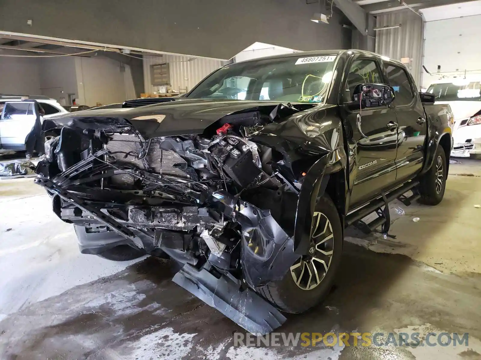 2 Photograph of a damaged car 3TYCZ5AN0MT022730 TOYOTA TACOMA 2021