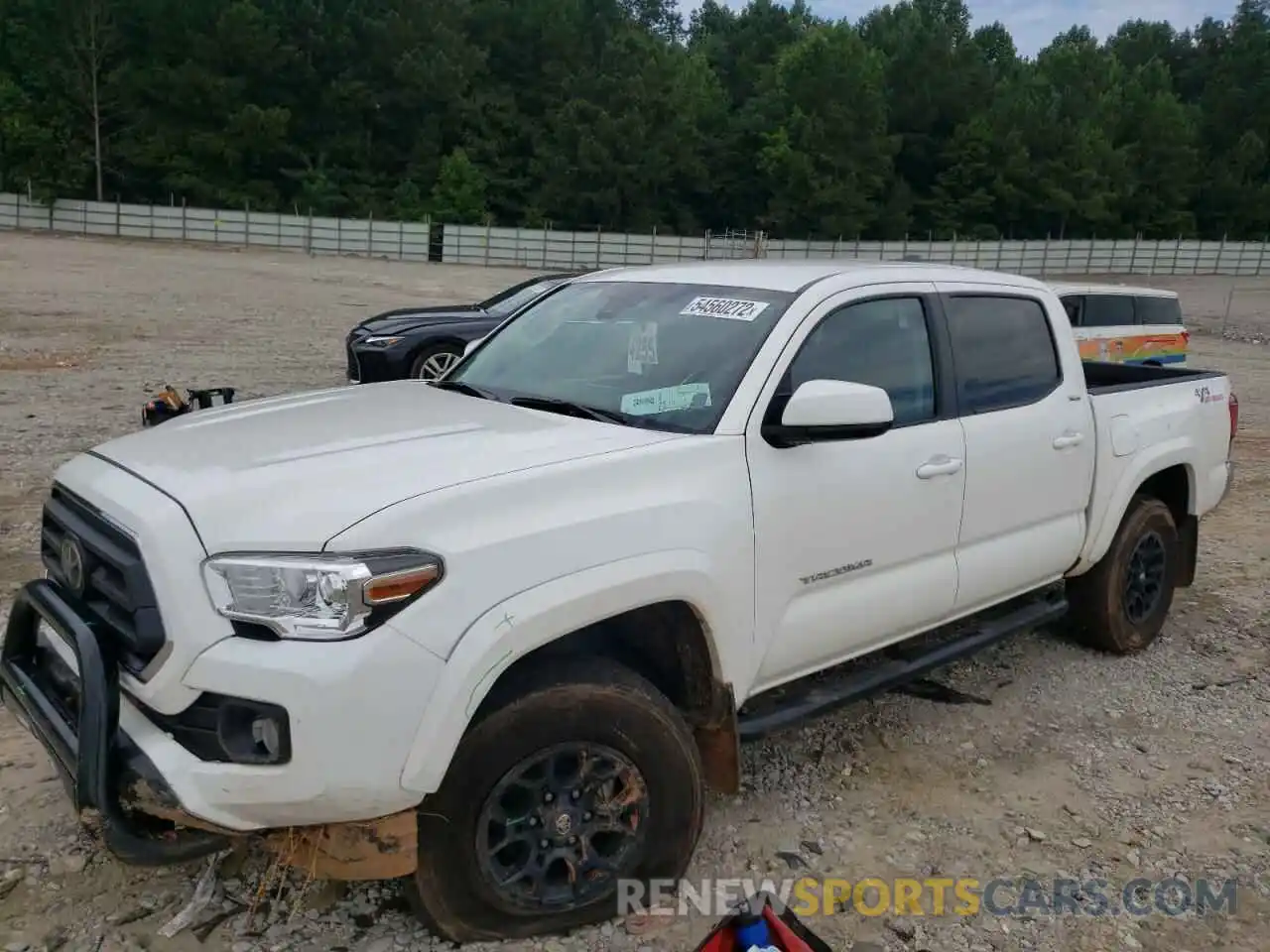 2 Photograph of a damaged car 3TYCZ5AN0MT025370 TOYOTA TACOMA 2021