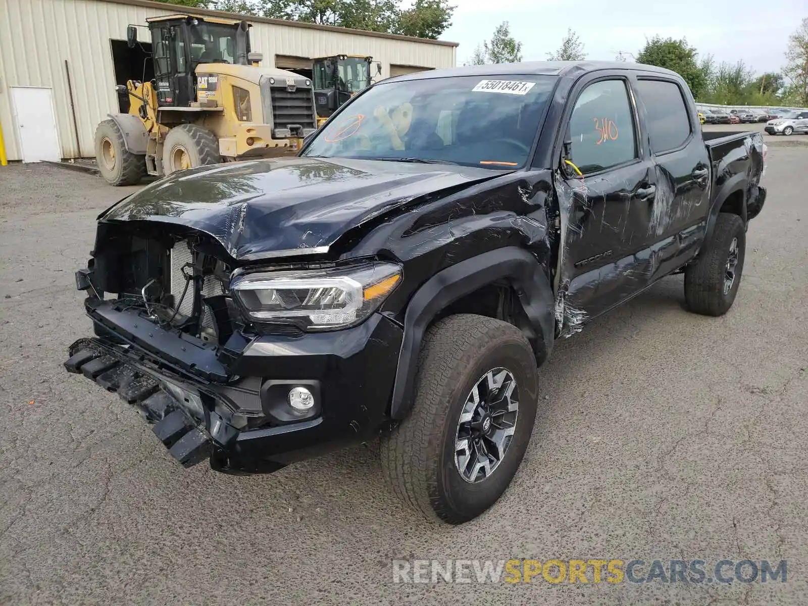 2 Photograph of a damaged car 3TYCZ5AN0MT027619 TOYOTA TACOMA 2021