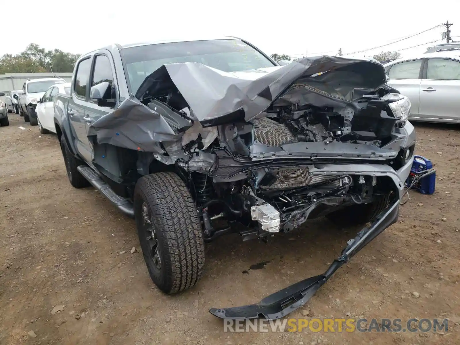 1 Photograph of a damaged car 3TYCZ5AN0MT032125 TOYOTA TACOMA 2021