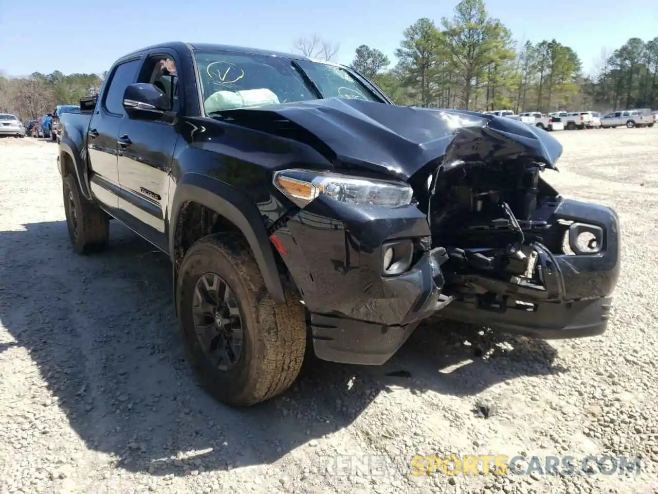 1 Photograph of a damaged car 3TYCZ5AN0MT037177 TOYOTA TACOMA 2021