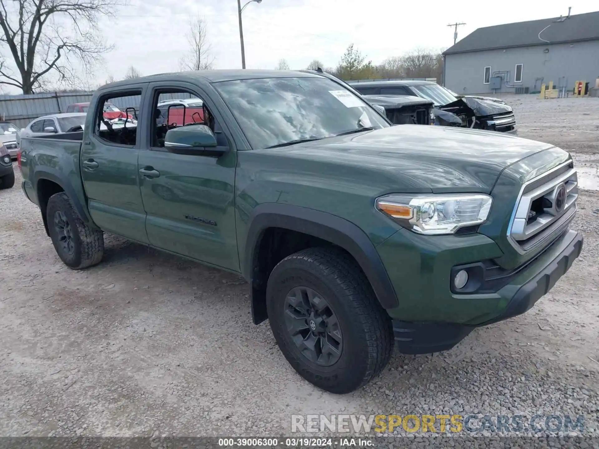 1 Photograph of a damaged car 3TYCZ5AN0MT043352 TOYOTA TACOMA 2021