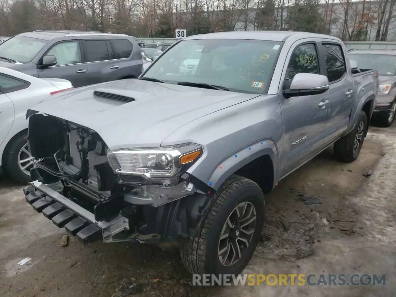 2 Photograph of a damaged car 3TYCZ5AN0MT044405 TOYOTA TACOMA 2021