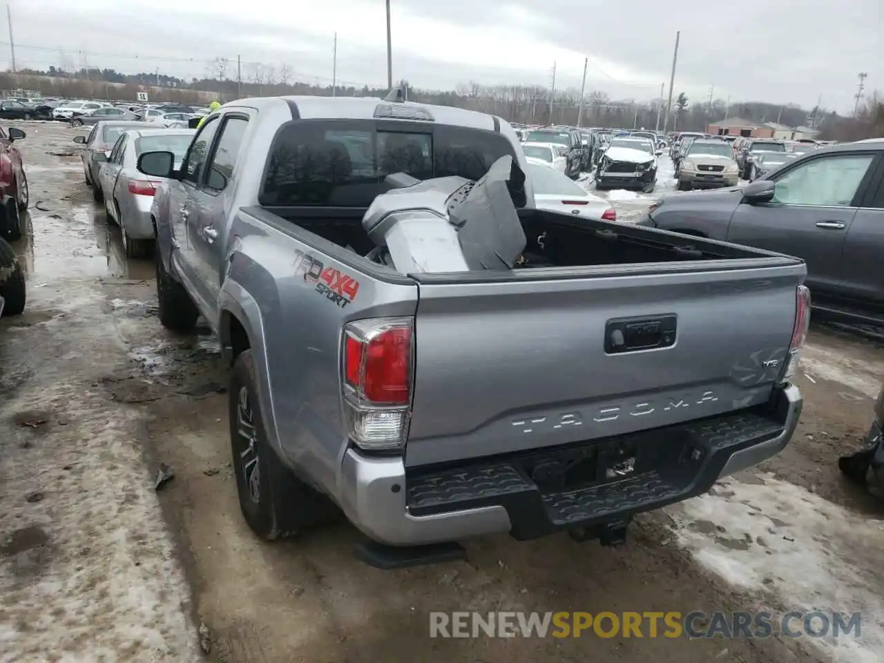 3 Photograph of a damaged car 3TYCZ5AN0MT044405 TOYOTA TACOMA 2021