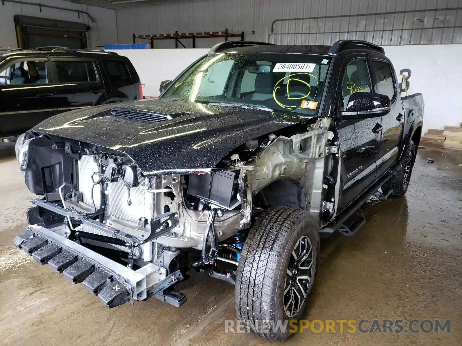 2 Photograph of a damaged car 3TYCZ5AN0MT044453 TOYOTA TACOMA 2021