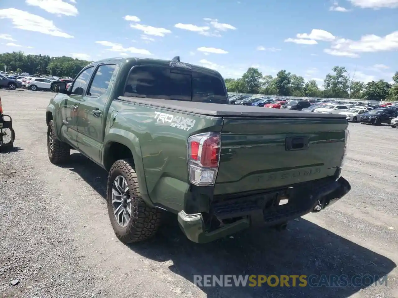 3 Photograph of a damaged car 3TYCZ5AN1MT008772 TOYOTA TACOMA 2021