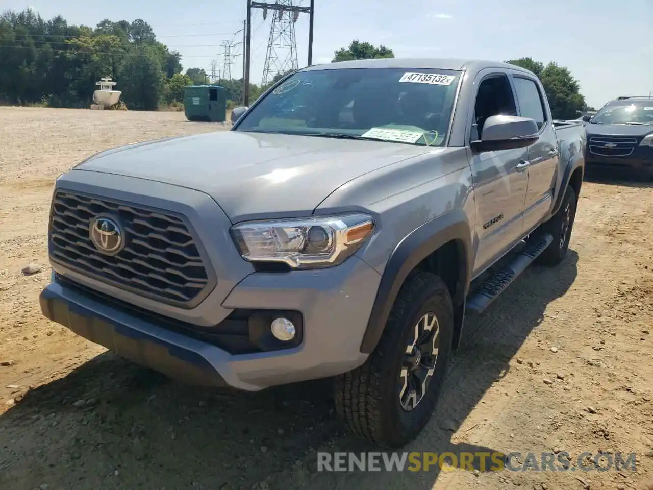 2 Photograph of a damaged car 3TYCZ5AN1MT012966 TOYOTA TACOMA 2021