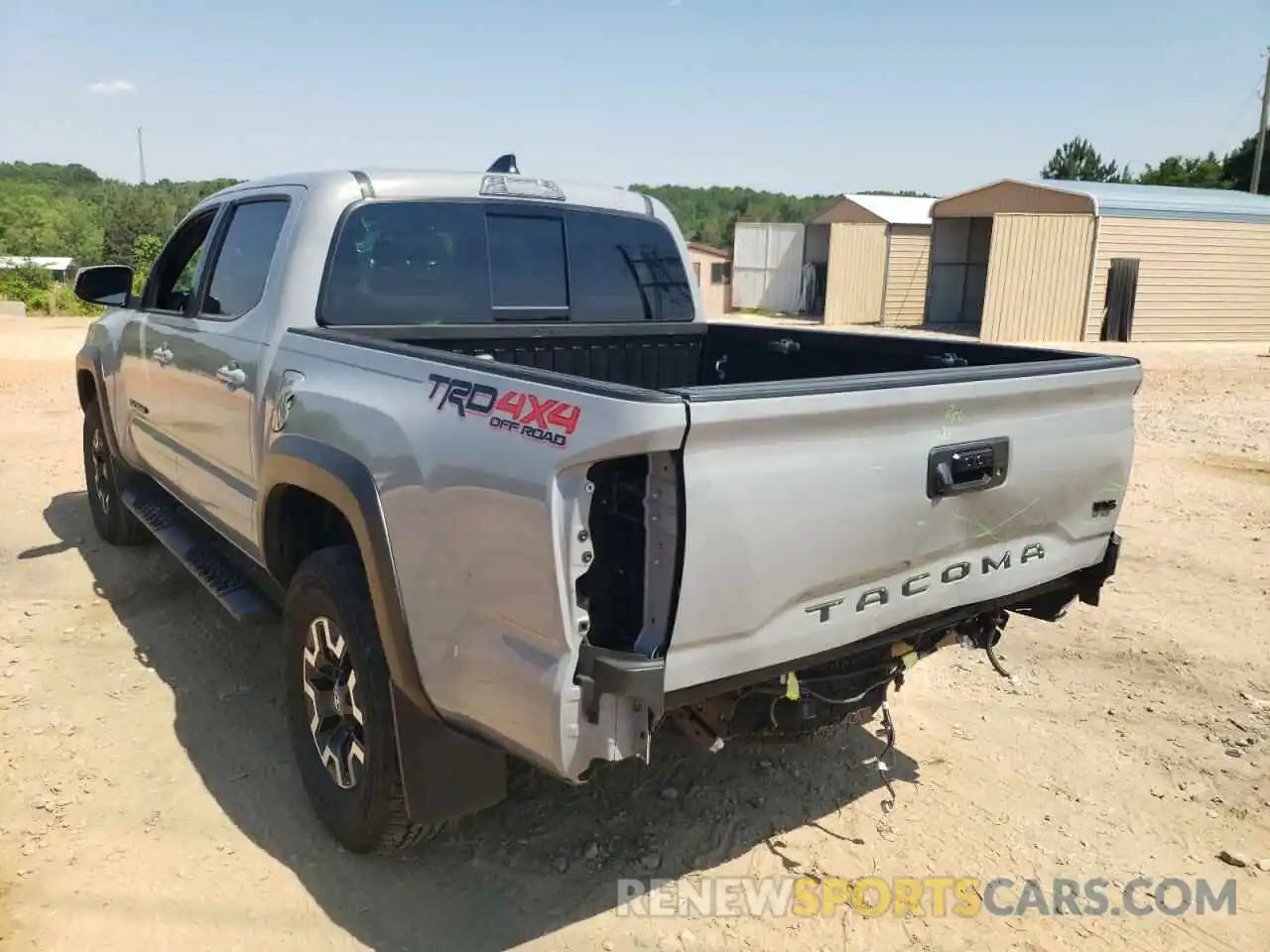 3 Photograph of a damaged car 3TYCZ5AN1MT012966 TOYOTA TACOMA 2021