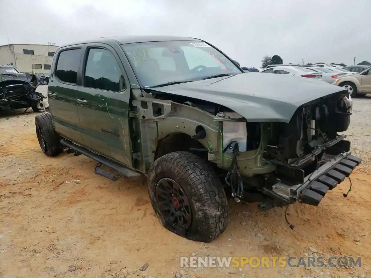 1 Photograph of a damaged car 3TYCZ5AN1MT013177 TOYOTA TACOMA 2021