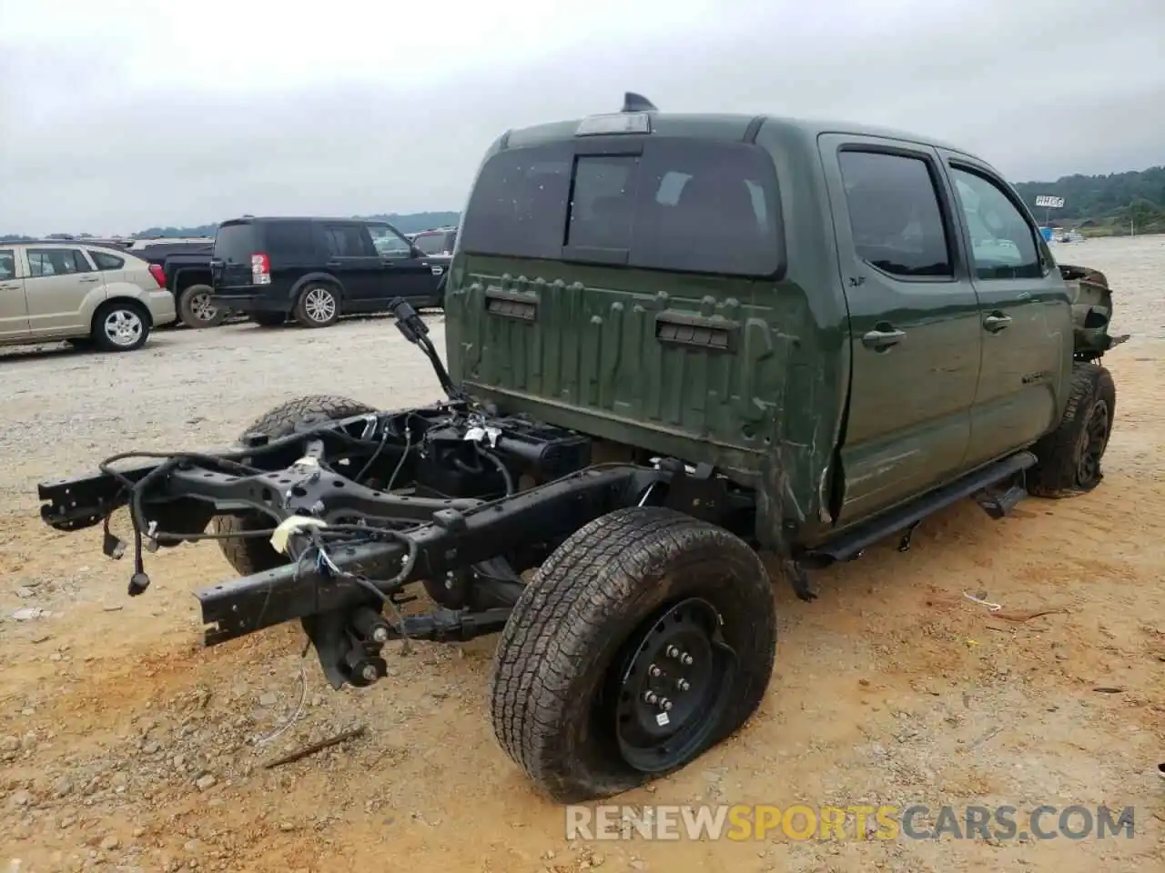 4 Photograph of a damaged car 3TYCZ5AN1MT013177 TOYOTA TACOMA 2021