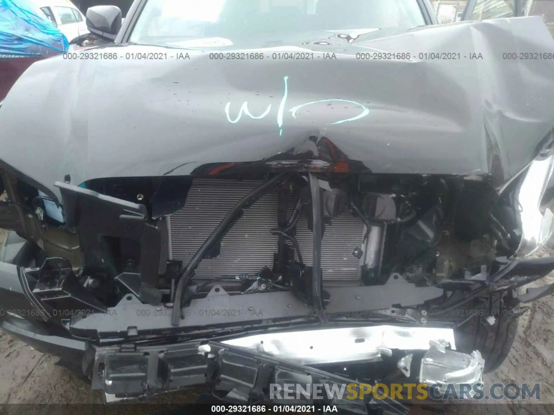 10 Photograph of a damaged car 3TYCZ5AN1MT013373 TOYOTA TACOMA 2021