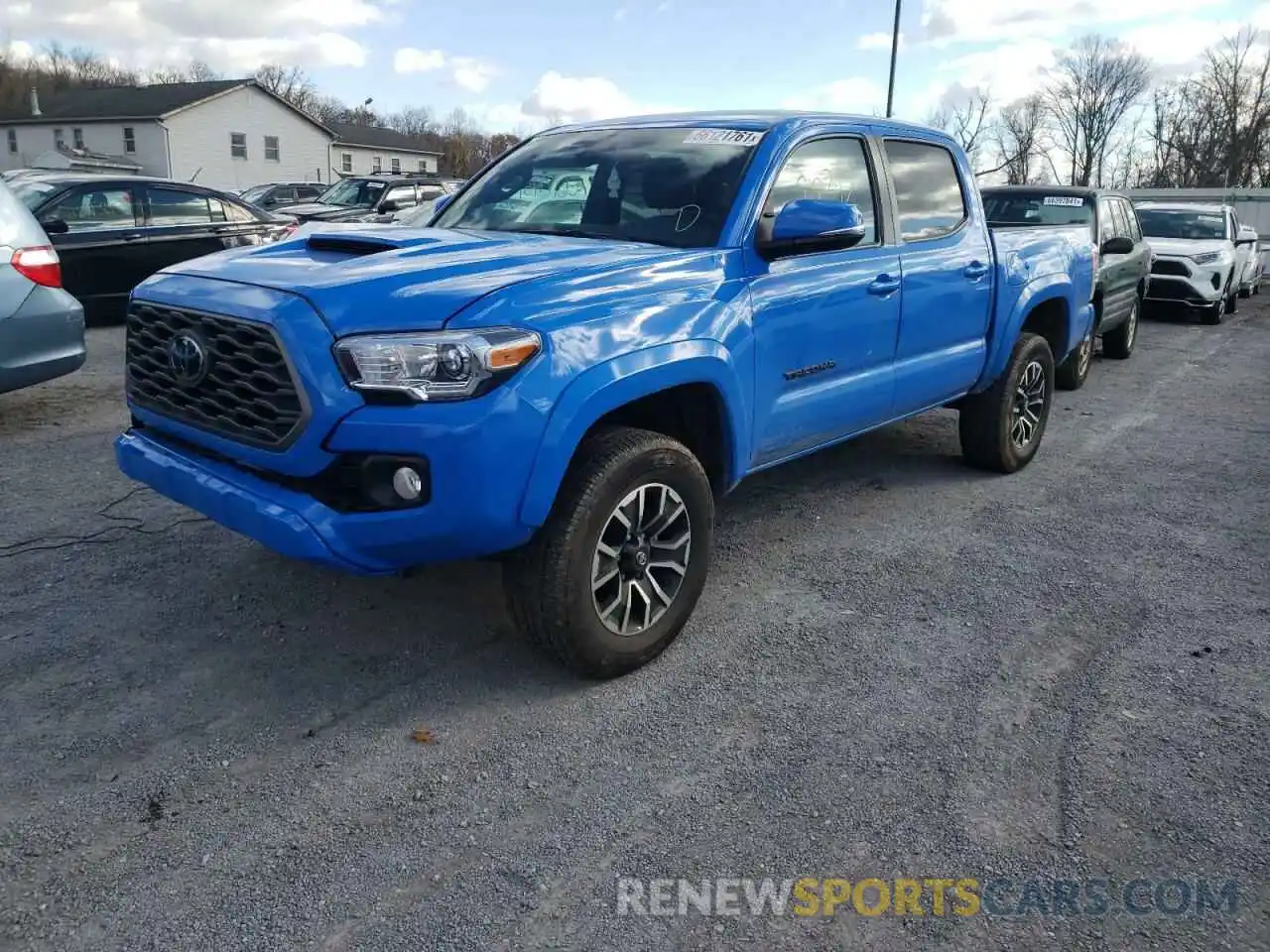 2 Photograph of a damaged car 3TYCZ5AN1MT021098 TOYOTA TACOMA 2021