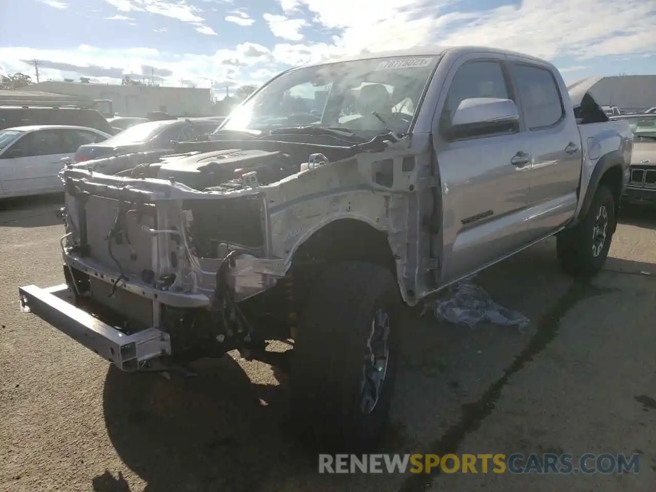 1 Photograph of a damaged car 3TYCZ5AN1MT022493 TOYOTA TACOMA 2021