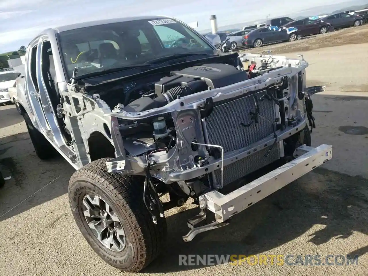 2 Photograph of a damaged car 3TYCZ5AN1MT022493 TOYOTA TACOMA 2021