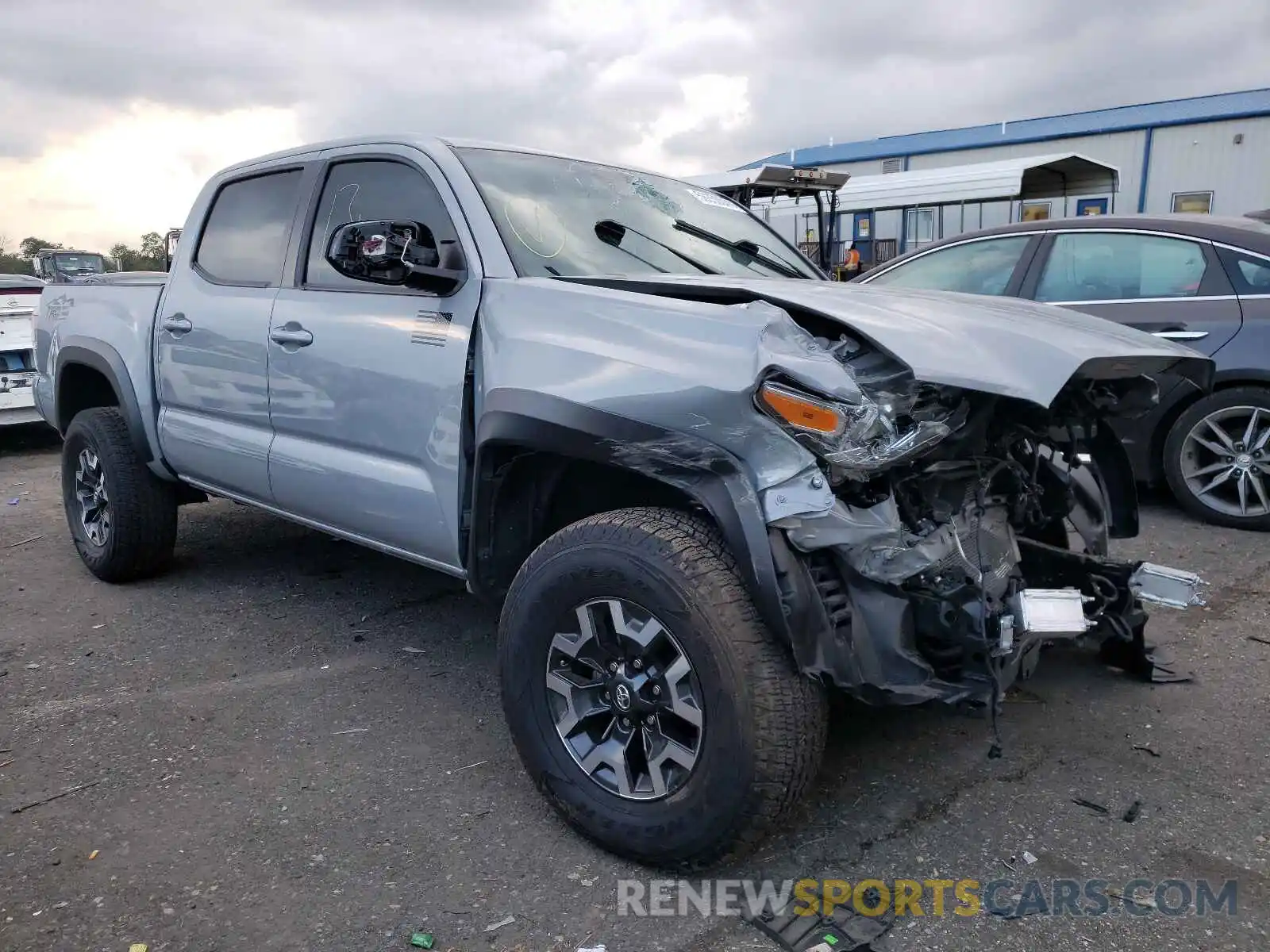 1 Photograph of a damaged car 3TYCZ5AN1MT024759 TOYOTA TACOMA 2021