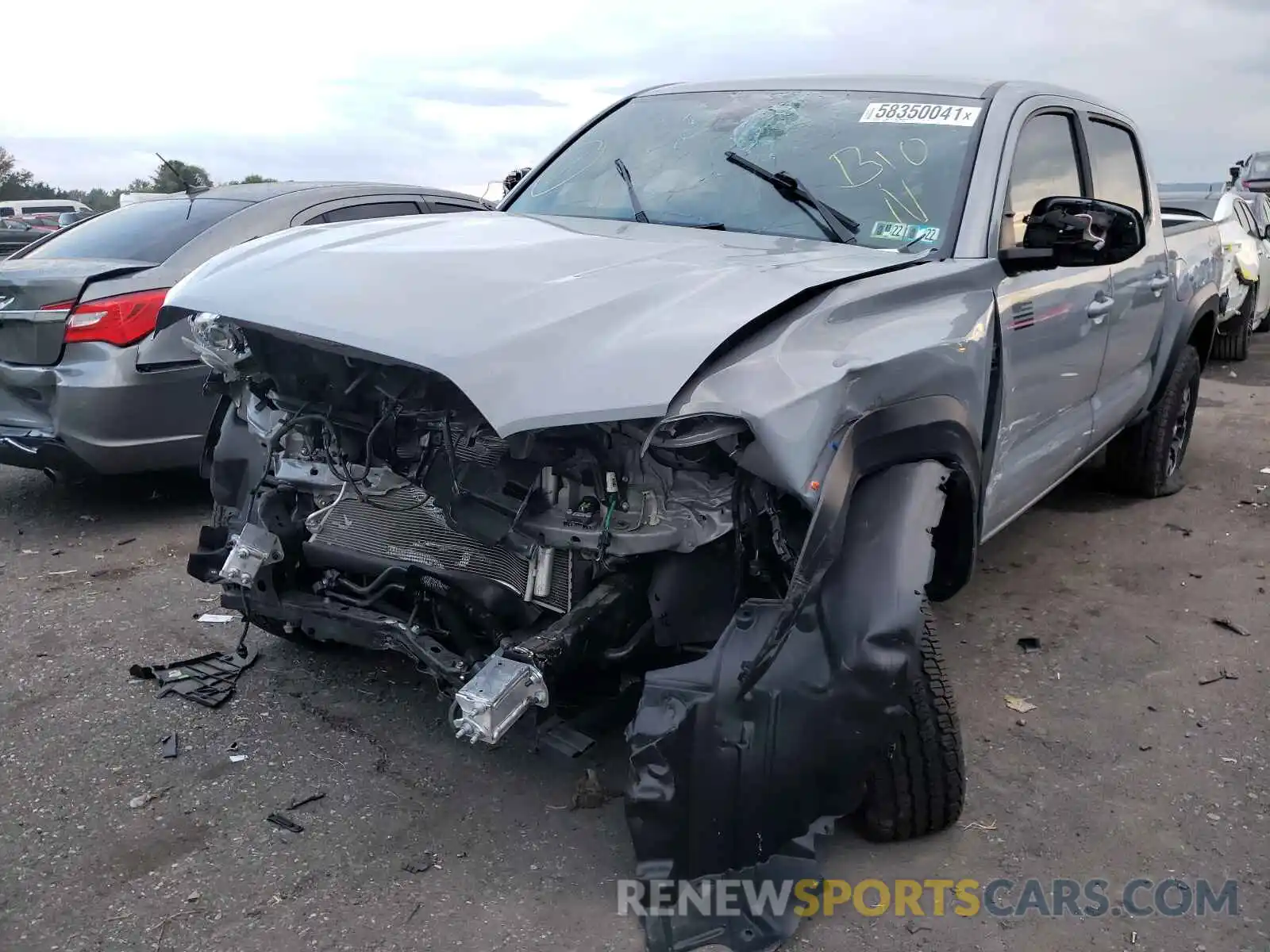 9 Photograph of a damaged car 3TYCZ5AN1MT024759 TOYOTA TACOMA 2021