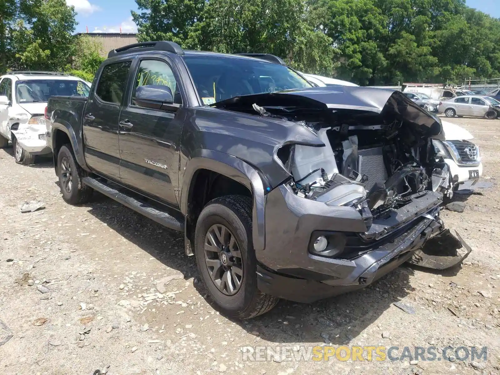 1 Photograph of a damaged car 3TYCZ5AN1MT025622 TOYOTA TACOMA 2021