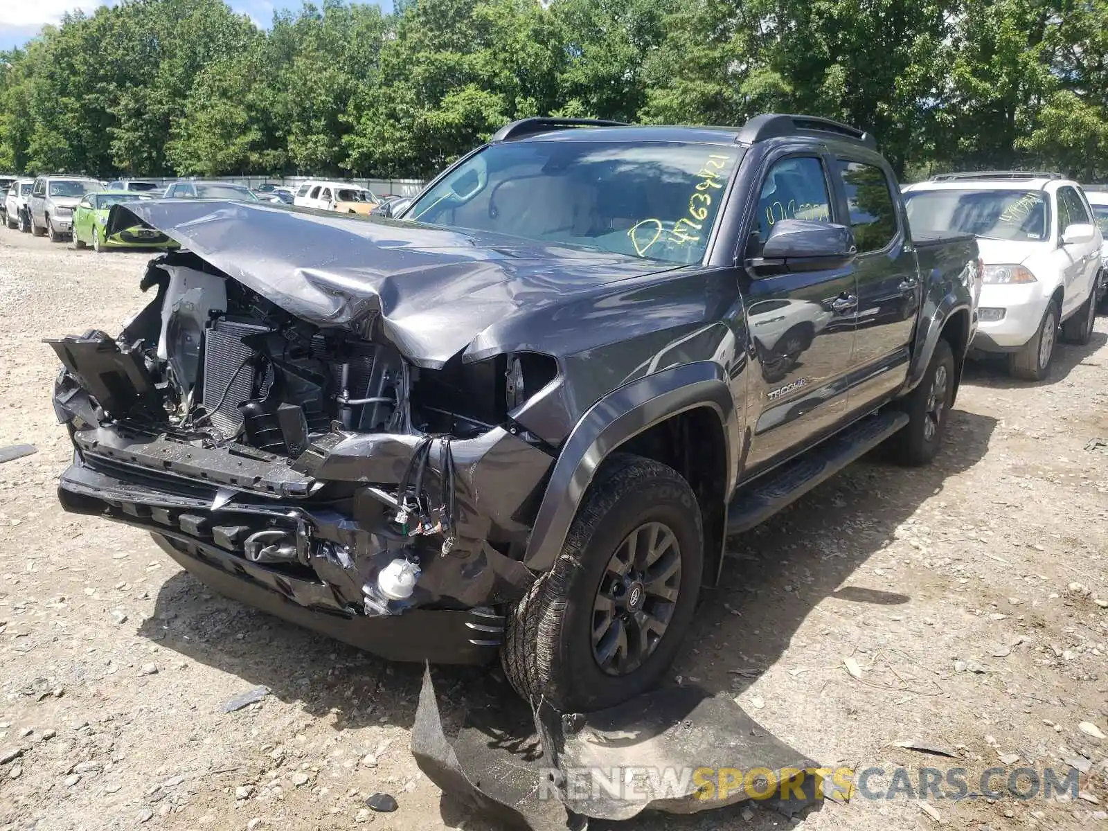 2 Photograph of a damaged car 3TYCZ5AN1MT025622 TOYOTA TACOMA 2021