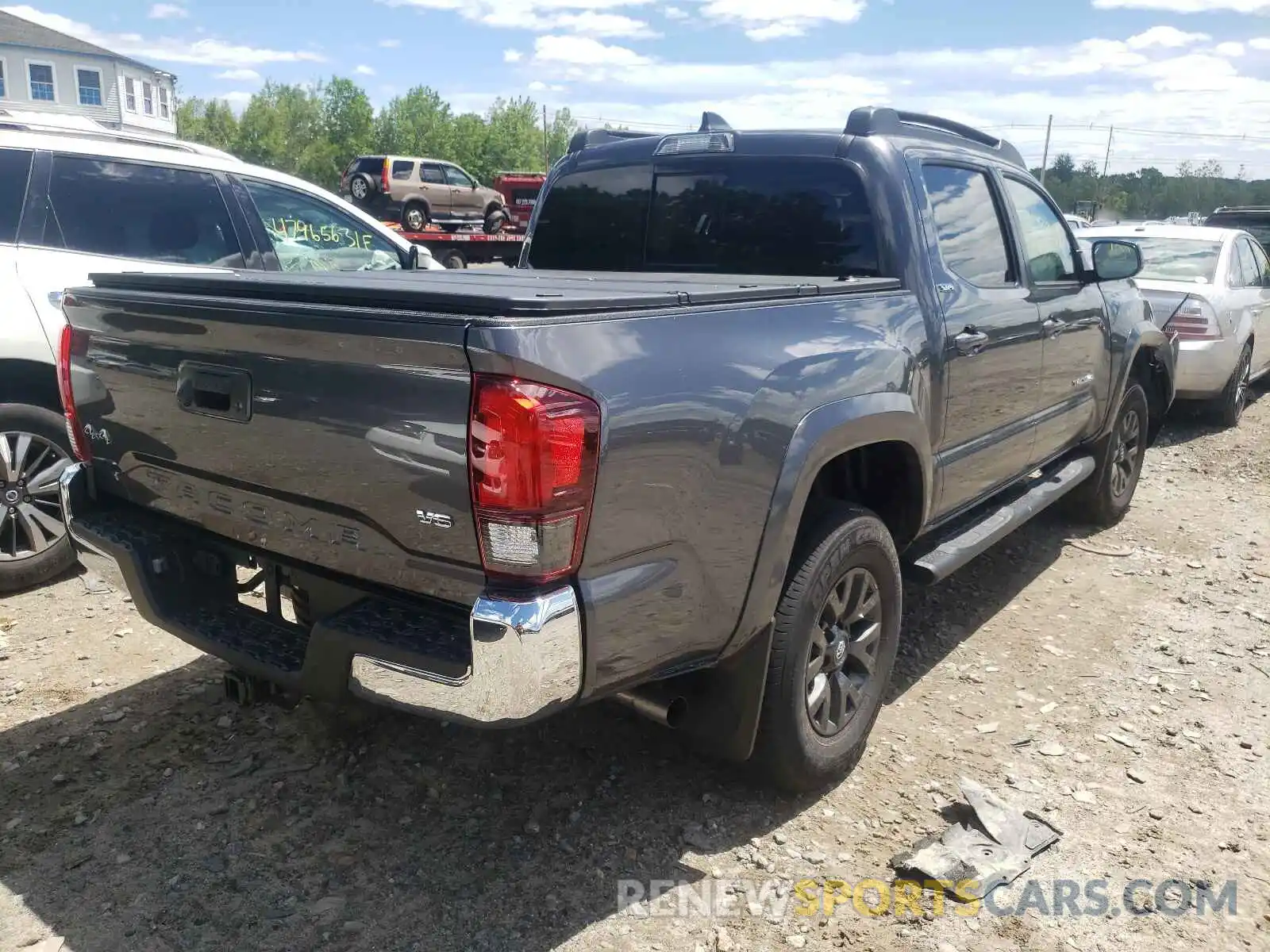 4 Photograph of a damaged car 3TYCZ5AN1MT025622 TOYOTA TACOMA 2021