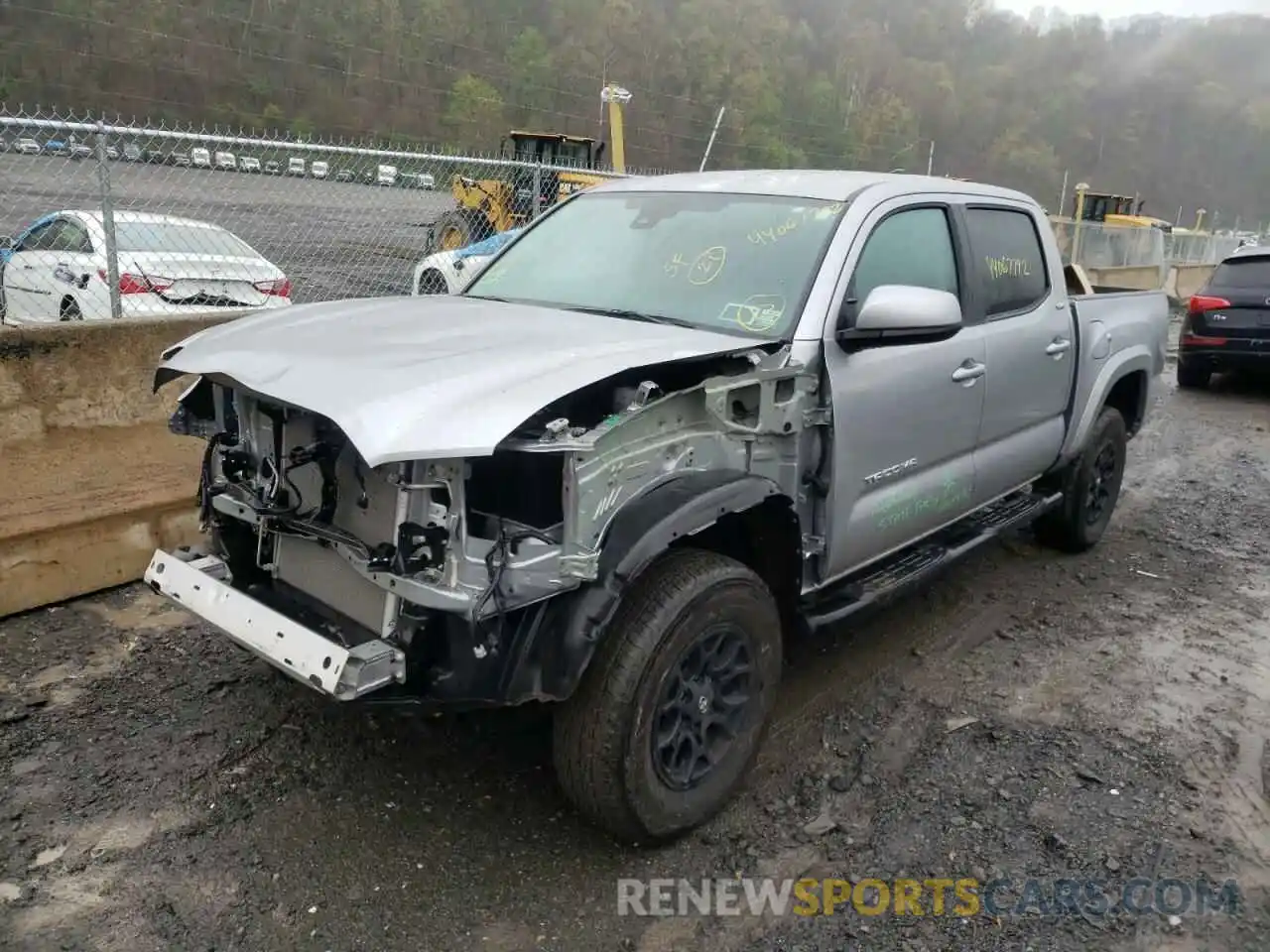 2 Photograph of a damaged car 3TYCZ5AN1MT033719 TOYOTA TACOMA 2021