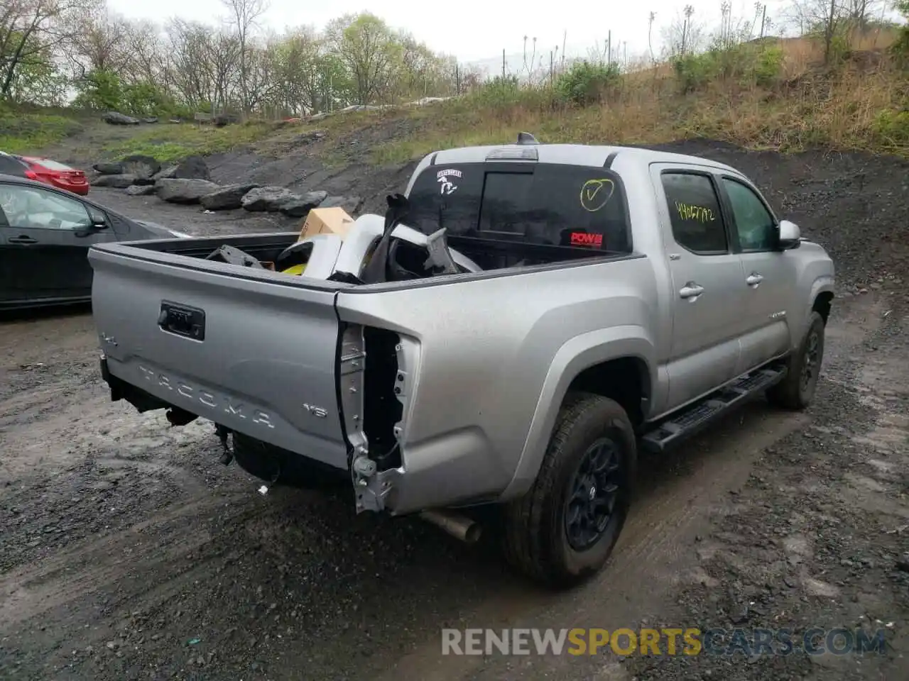 4 Photograph of a damaged car 3TYCZ5AN1MT033719 TOYOTA TACOMA 2021