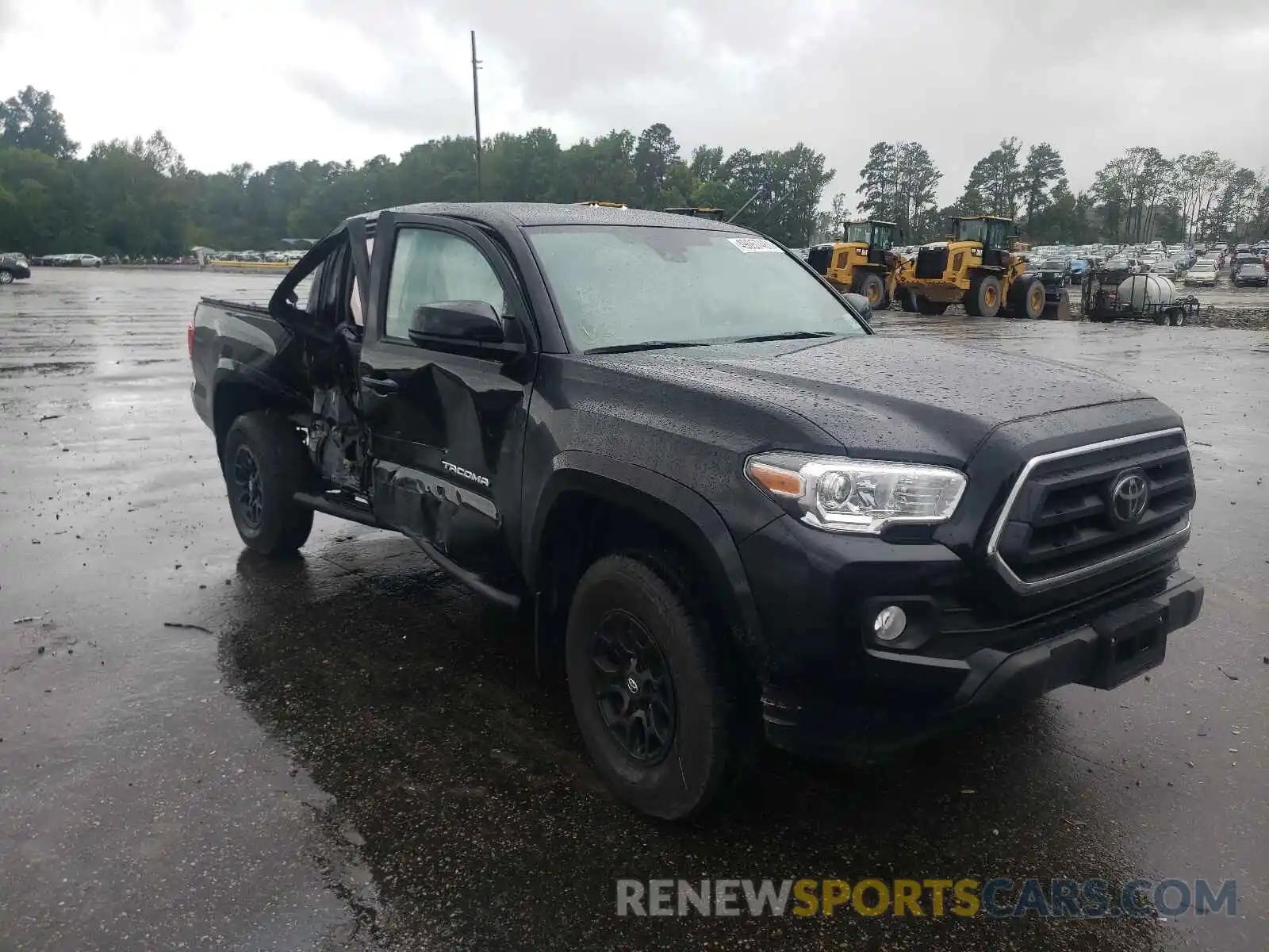 1 Photograph of a damaged car 3TYCZ5AN1MT033820 TOYOTA TACOMA 2021