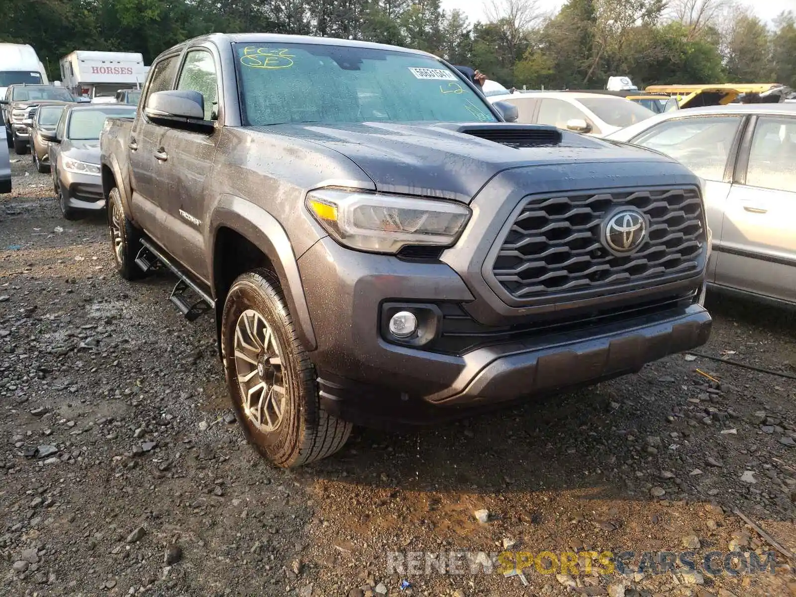 1 Photograph of a damaged car 3TYCZ5AN1MT039827 TOYOTA TACOMA 2021