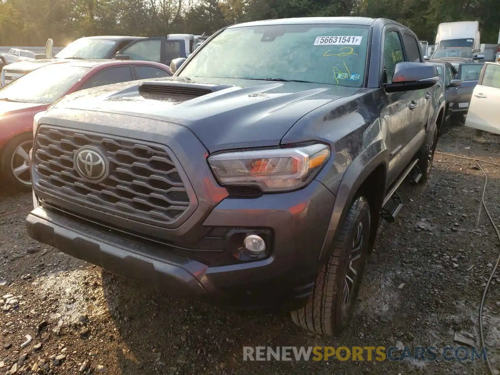 2 Photograph of a damaged car 3TYCZ5AN1MT039827 TOYOTA TACOMA 2021