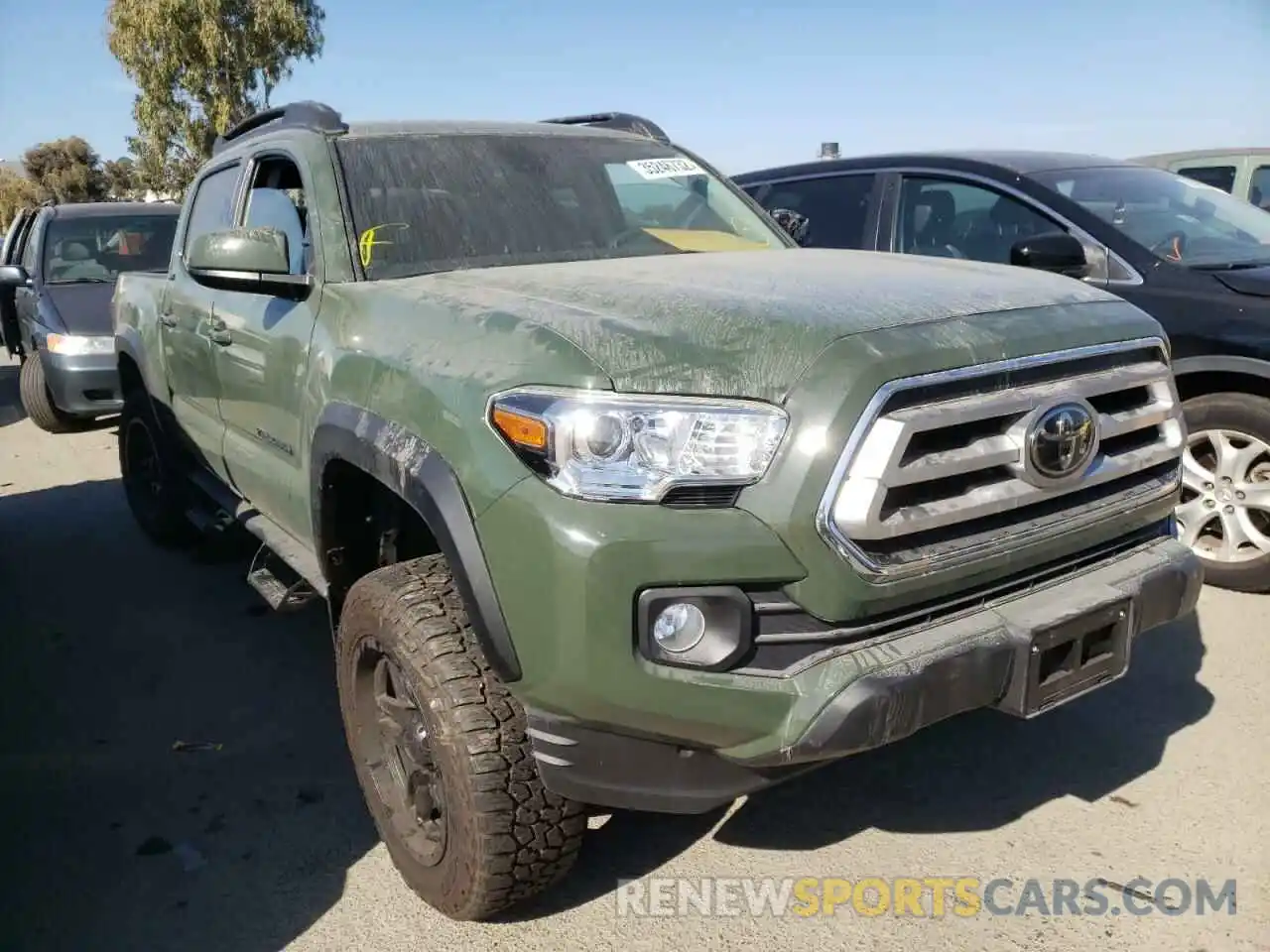 1 Photograph of a damaged car 3TYCZ5AN1MT046650 TOYOTA TACOMA 2021