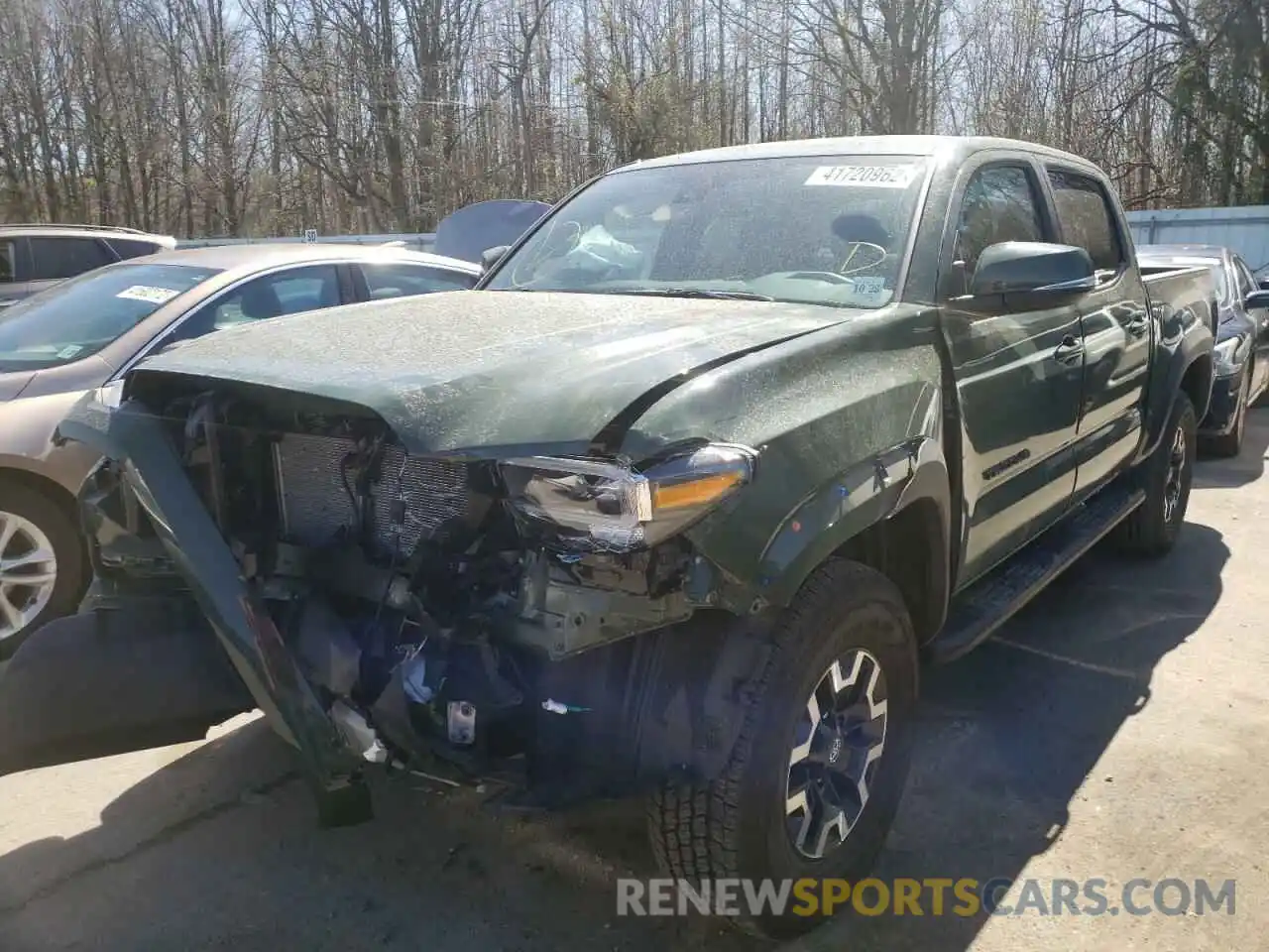 2 Photograph of a damaged car 3TYCZ5AN1MT051301 TOYOTA TACOMA 2021