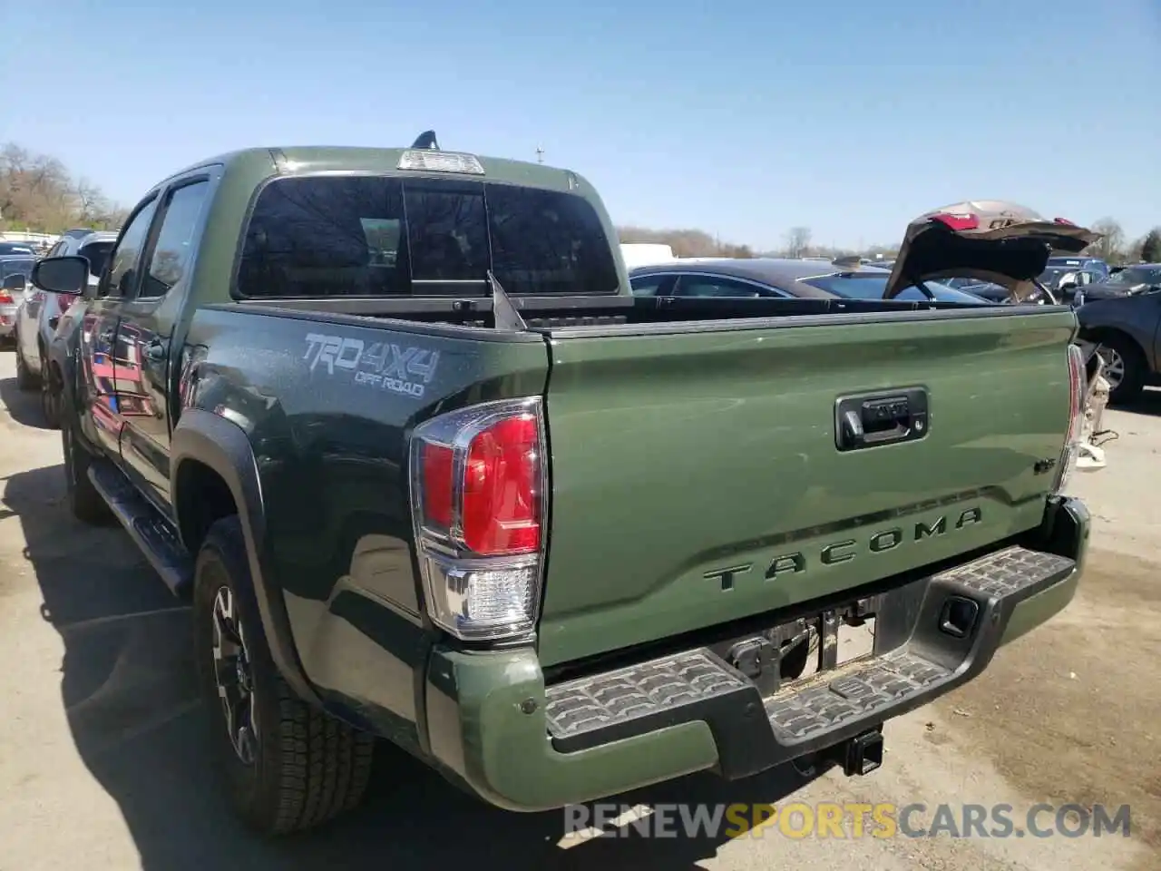 3 Photograph of a damaged car 3TYCZ5AN1MT051301 TOYOTA TACOMA 2021