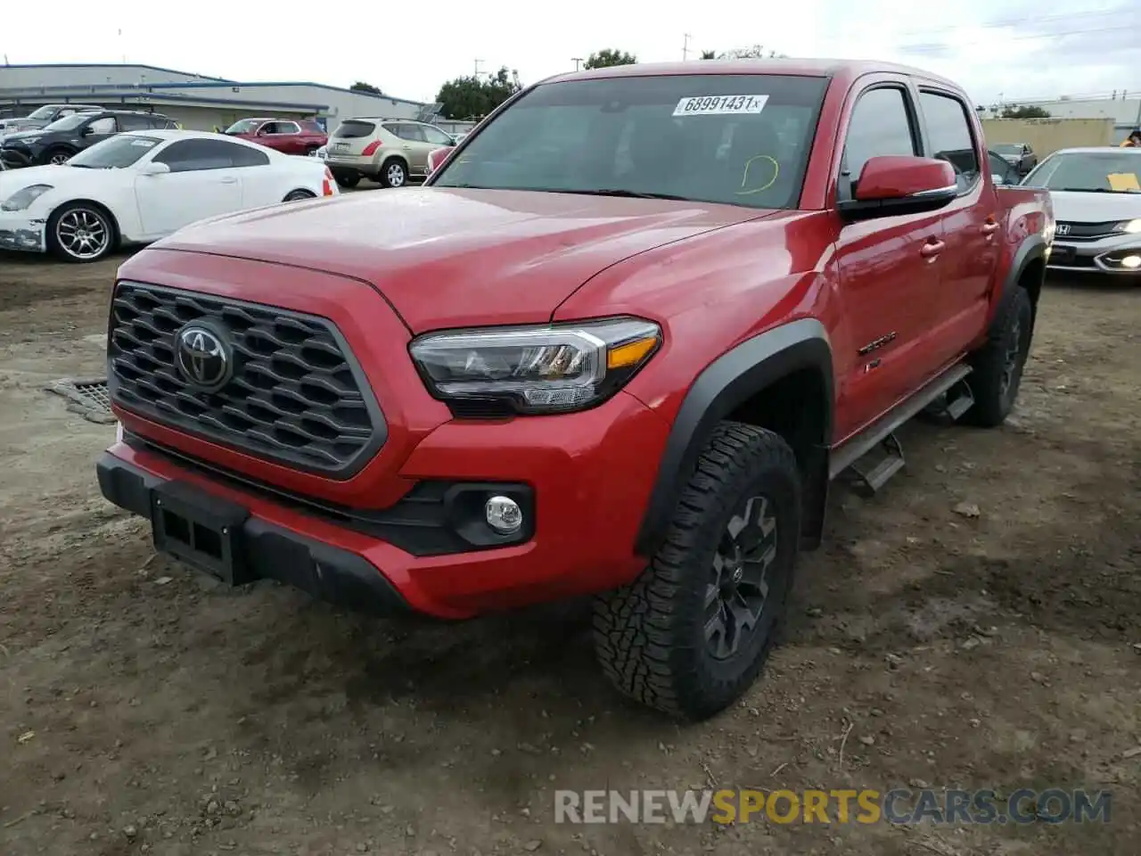 2 Photograph of a damaged car 3TYCZ5AN2MT009235 TOYOTA TACOMA 2021