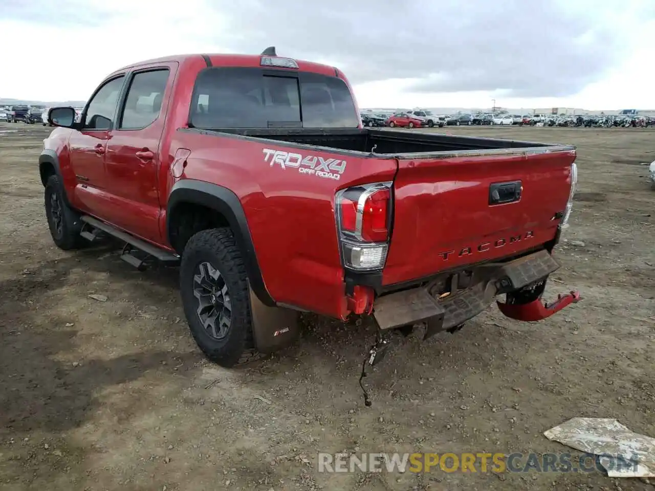 3 Photograph of a damaged car 3TYCZ5AN2MT009235 TOYOTA TACOMA 2021