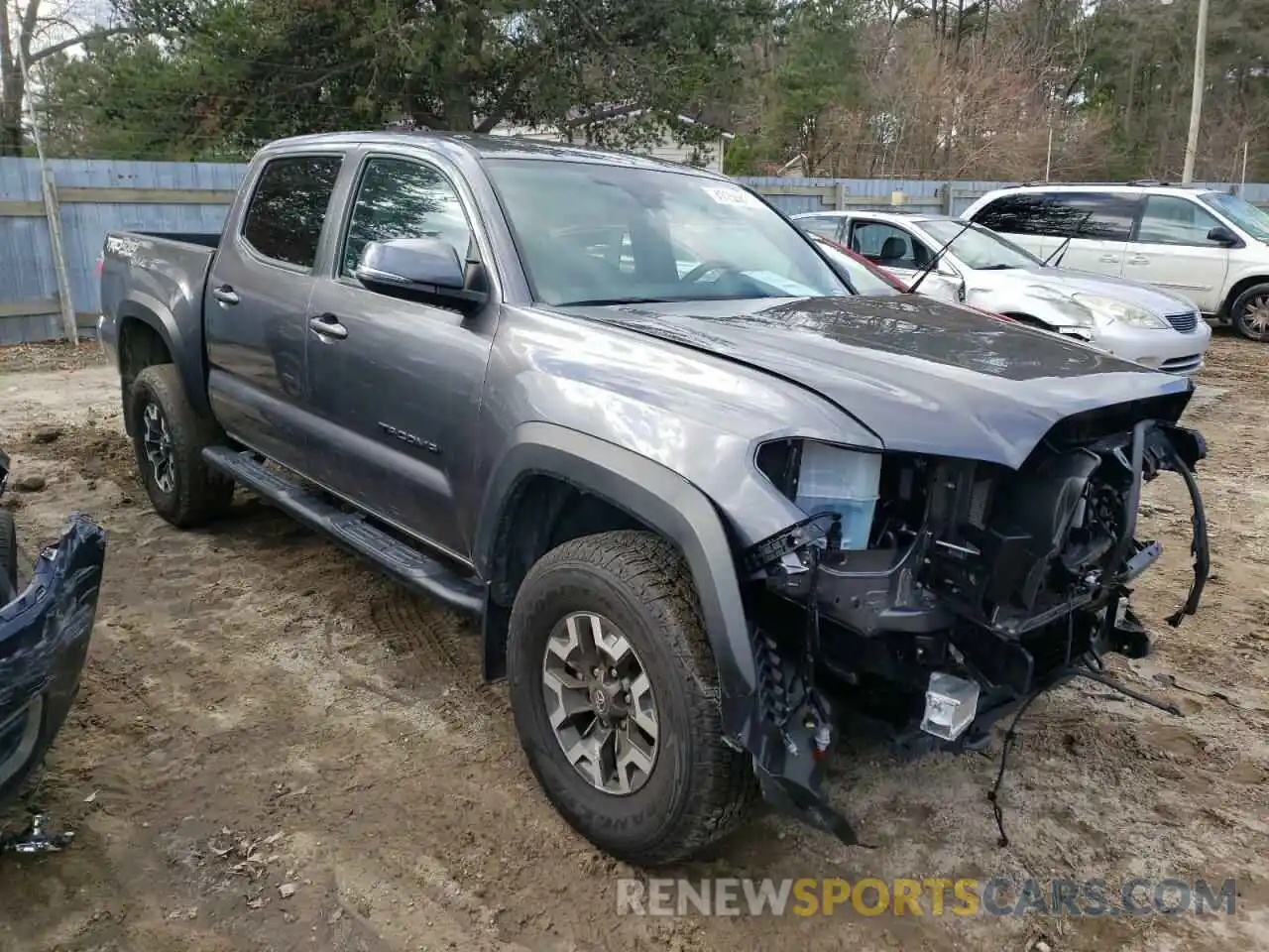 1 Photograph of a damaged car 3TYCZ5AN2MT010708 TOYOTA TACOMA 2021