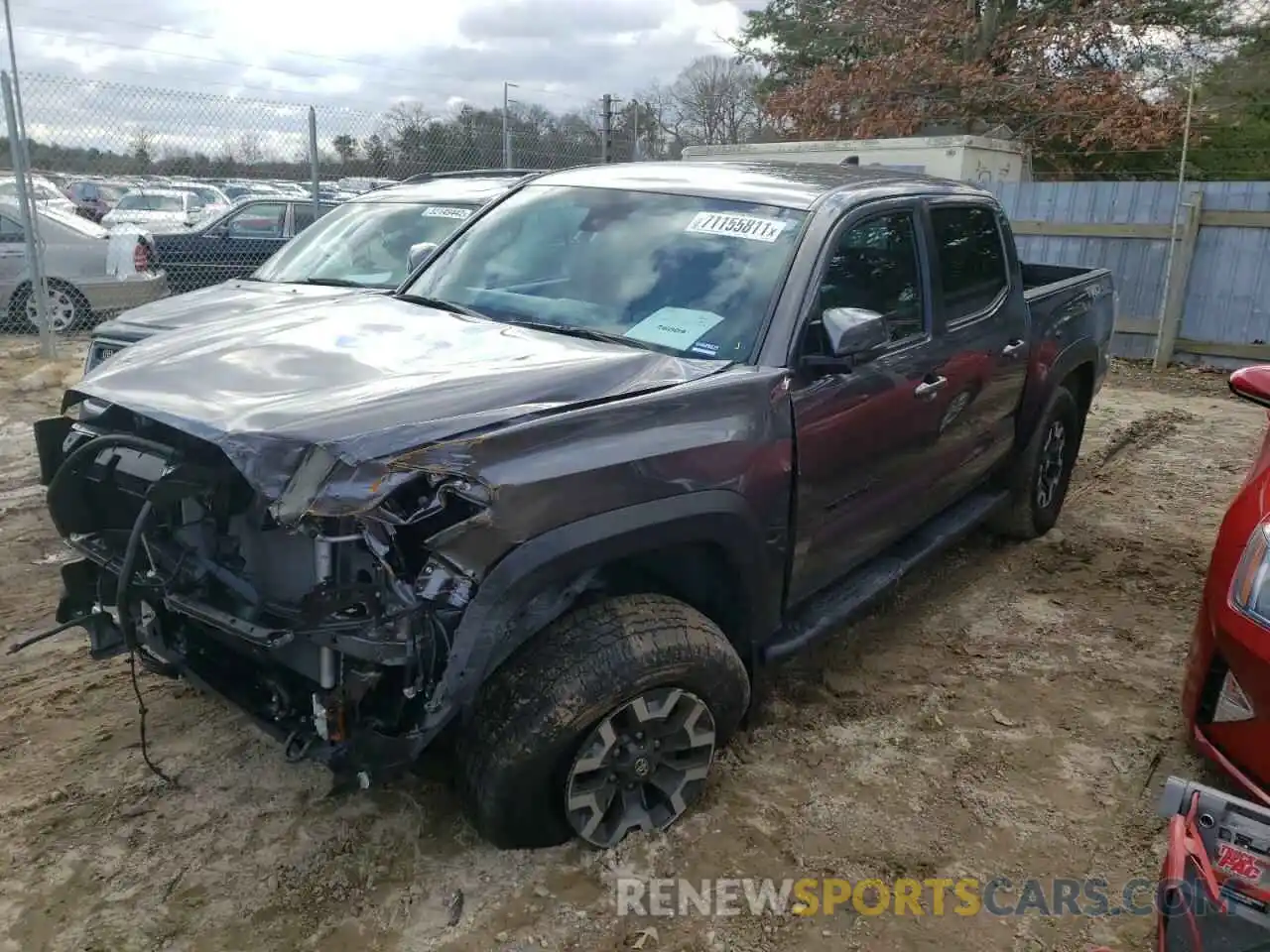 2 Photograph of a damaged car 3TYCZ5AN2MT010708 TOYOTA TACOMA 2021