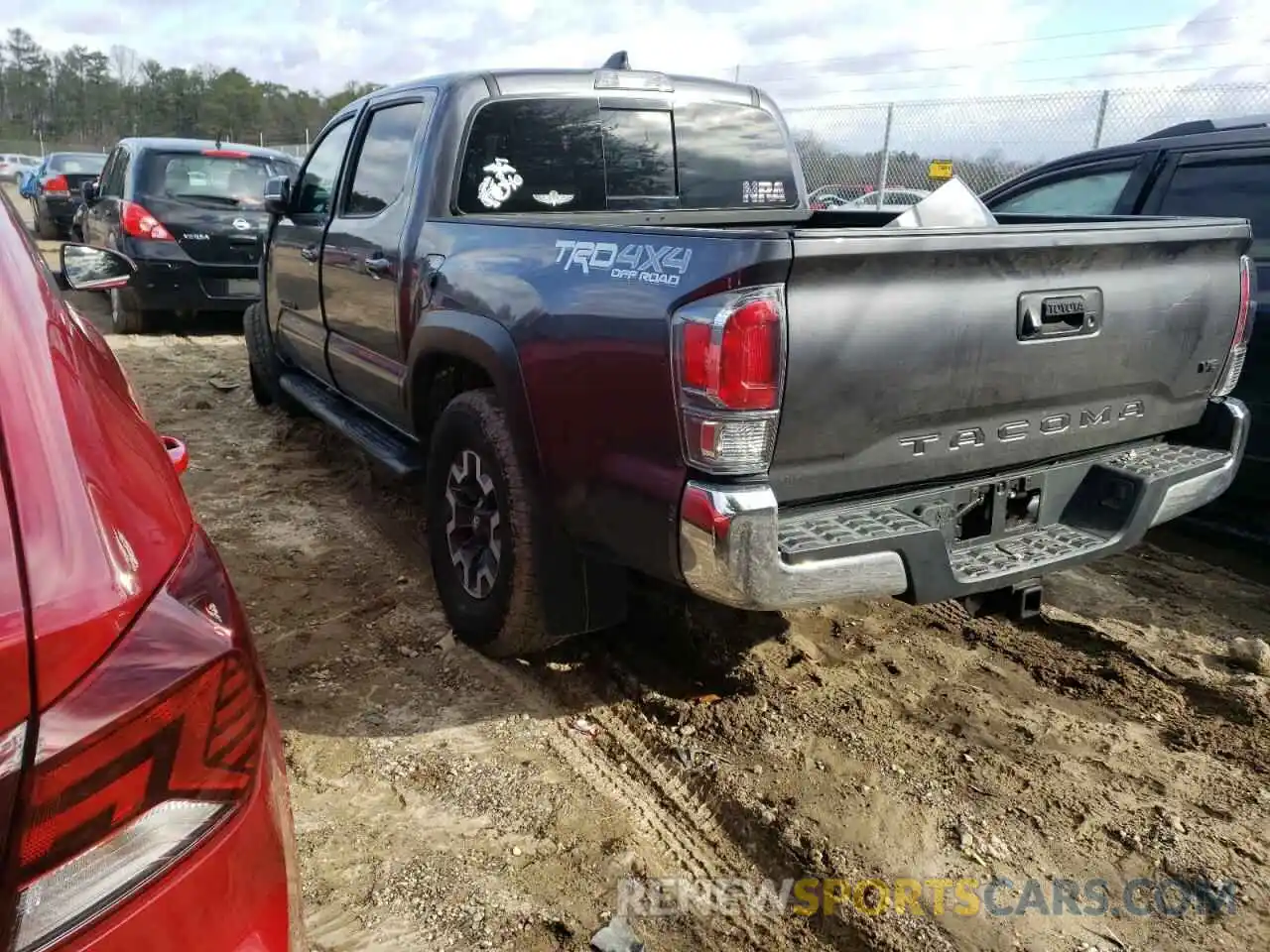 3 Photograph of a damaged car 3TYCZ5AN2MT010708 TOYOTA TACOMA 2021