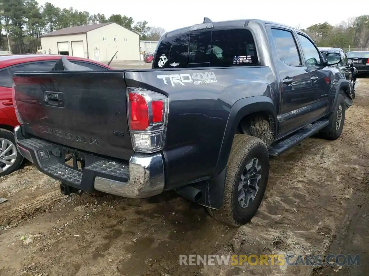 4 Photograph of a damaged car 3TYCZ5AN2MT010708 TOYOTA TACOMA 2021