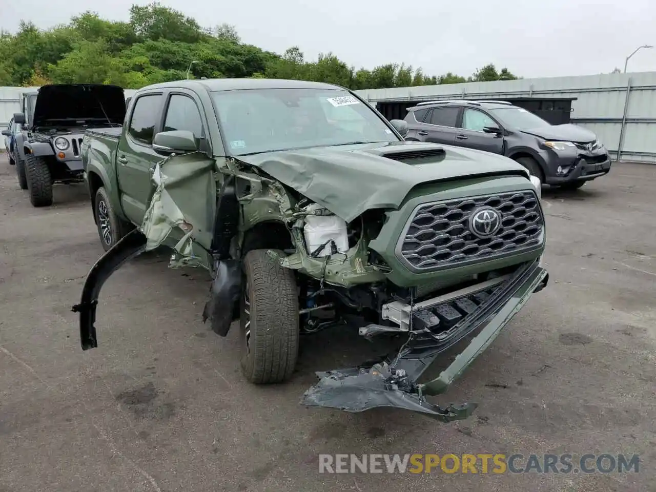 1 Photograph of a damaged car 3TYCZ5AN2MT011471 TOYOTA TACOMA 2021