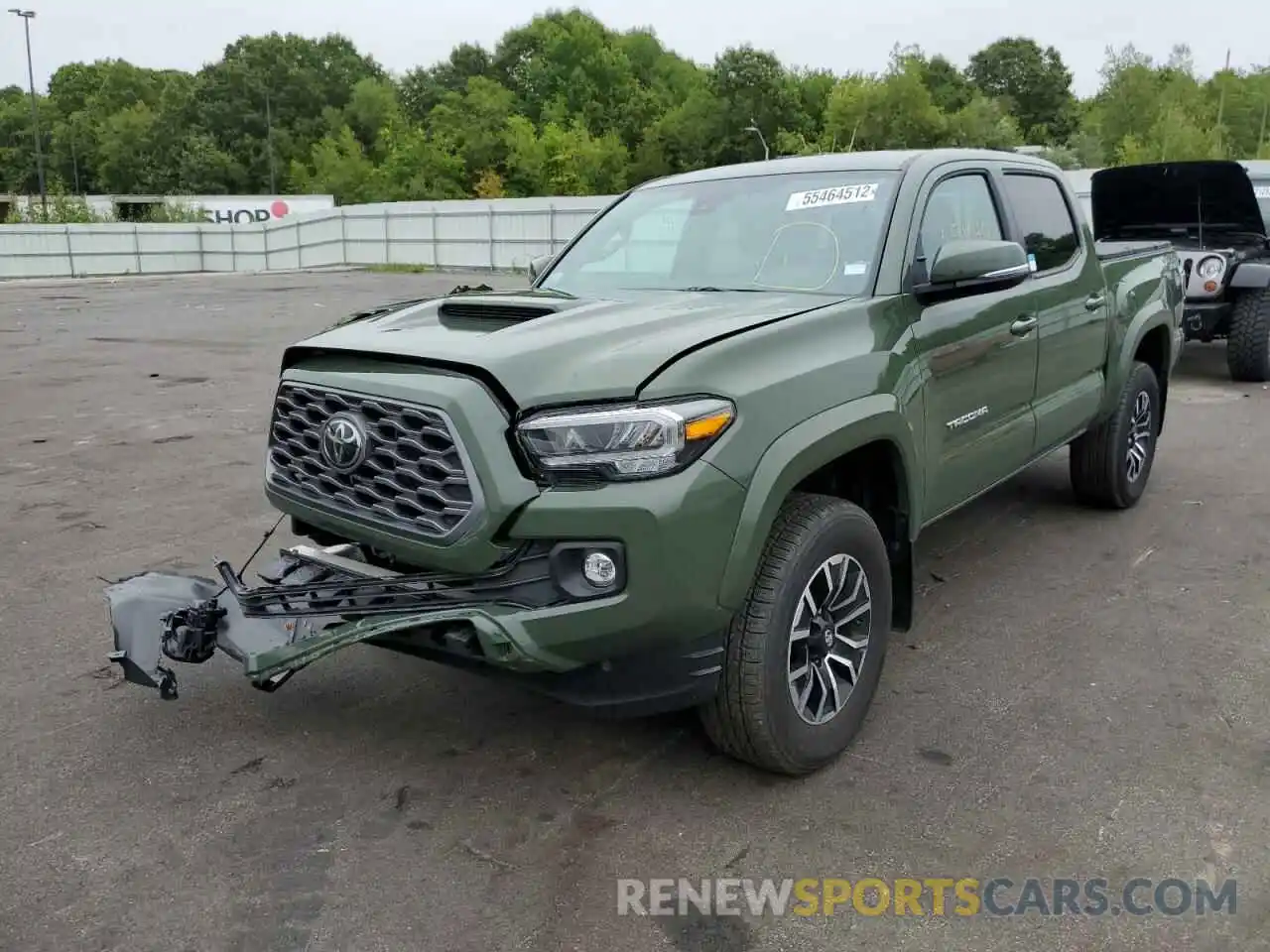 2 Photograph of a damaged car 3TYCZ5AN2MT011471 TOYOTA TACOMA 2021