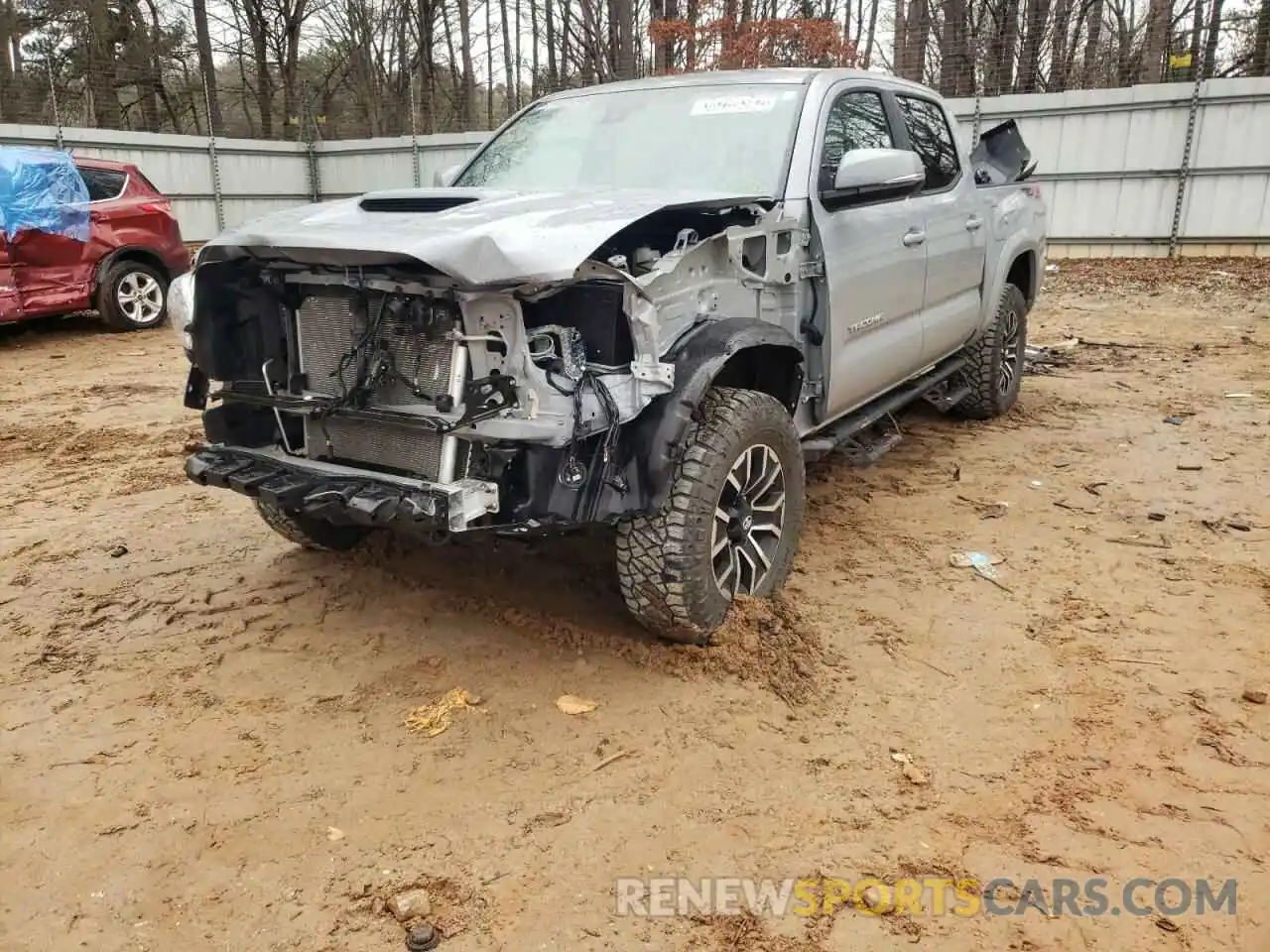 2 Photograph of a damaged car 3TYCZ5AN2MT013009 TOYOTA TACOMA 2021