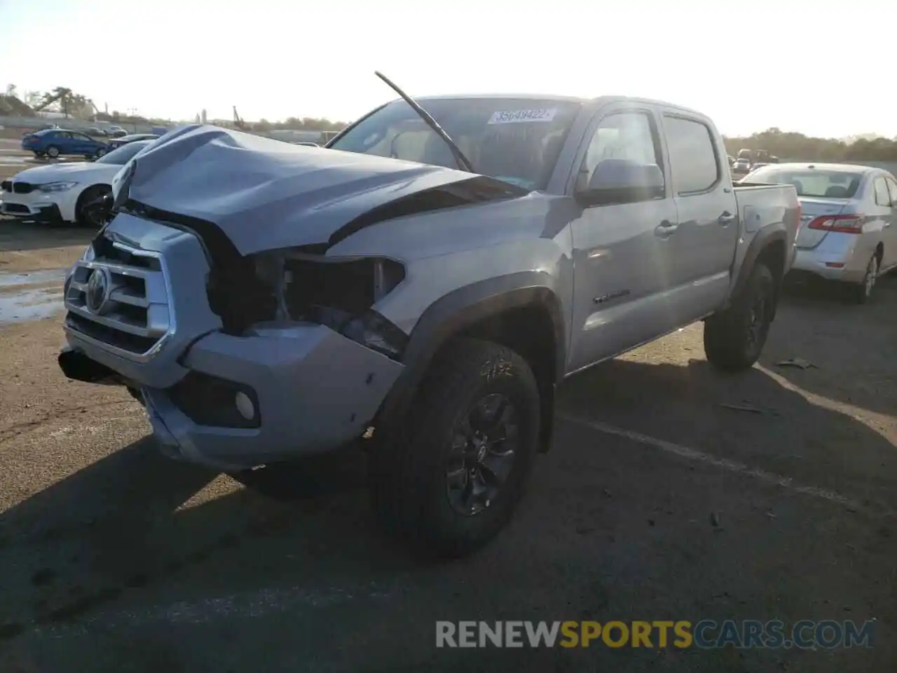 2 Photograph of a damaged car 3TYCZ5AN2MT019098 TOYOTA TACOMA 2021