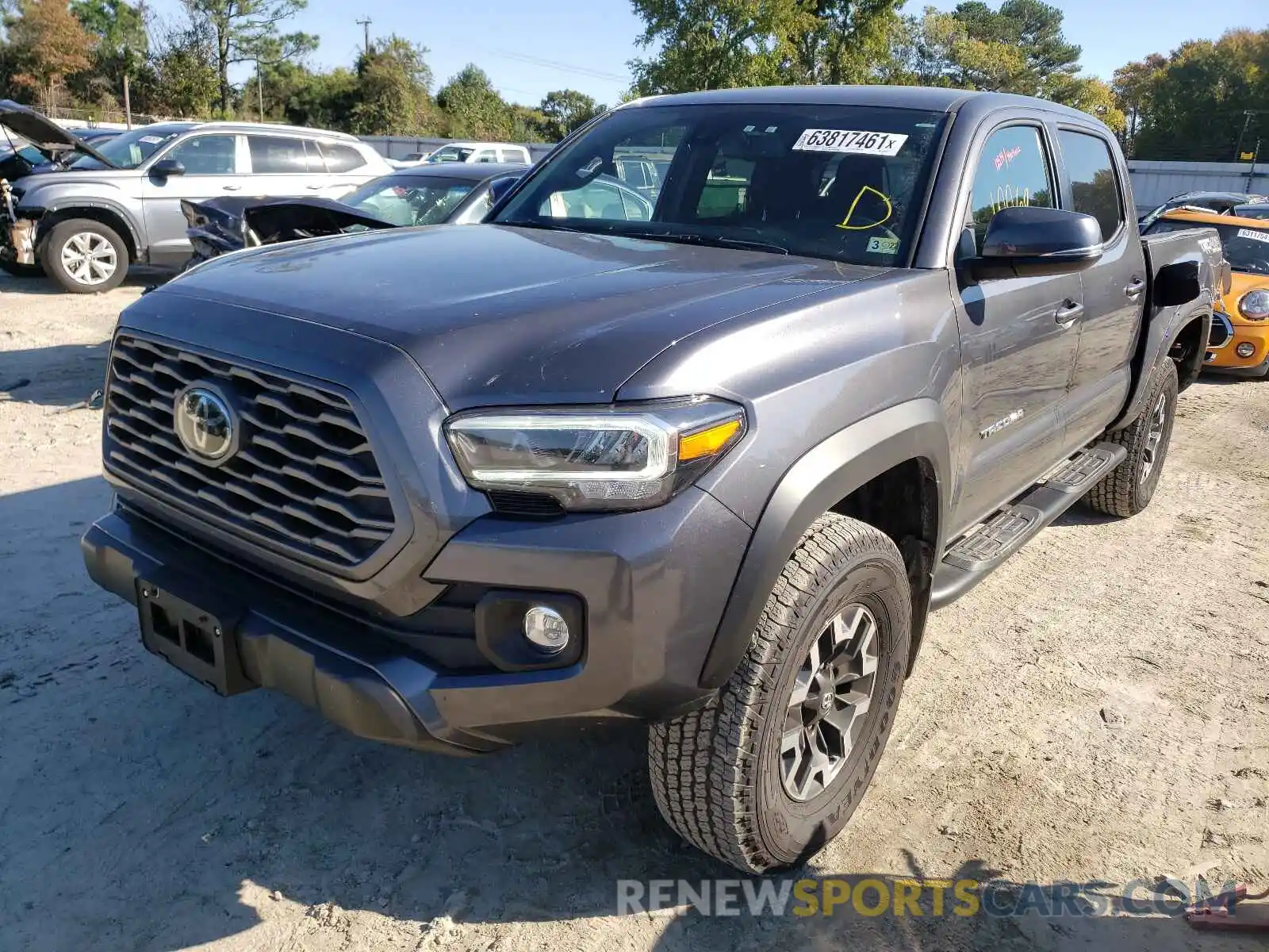 2 Photograph of a damaged car 3TYCZ5AN2MT023913 TOYOTA TACOMA 2021