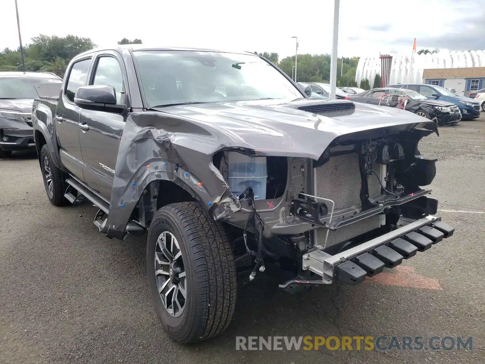 1 Photograph of a damaged car 3TYCZ5AN2MT026617 TOYOTA TACOMA 2021